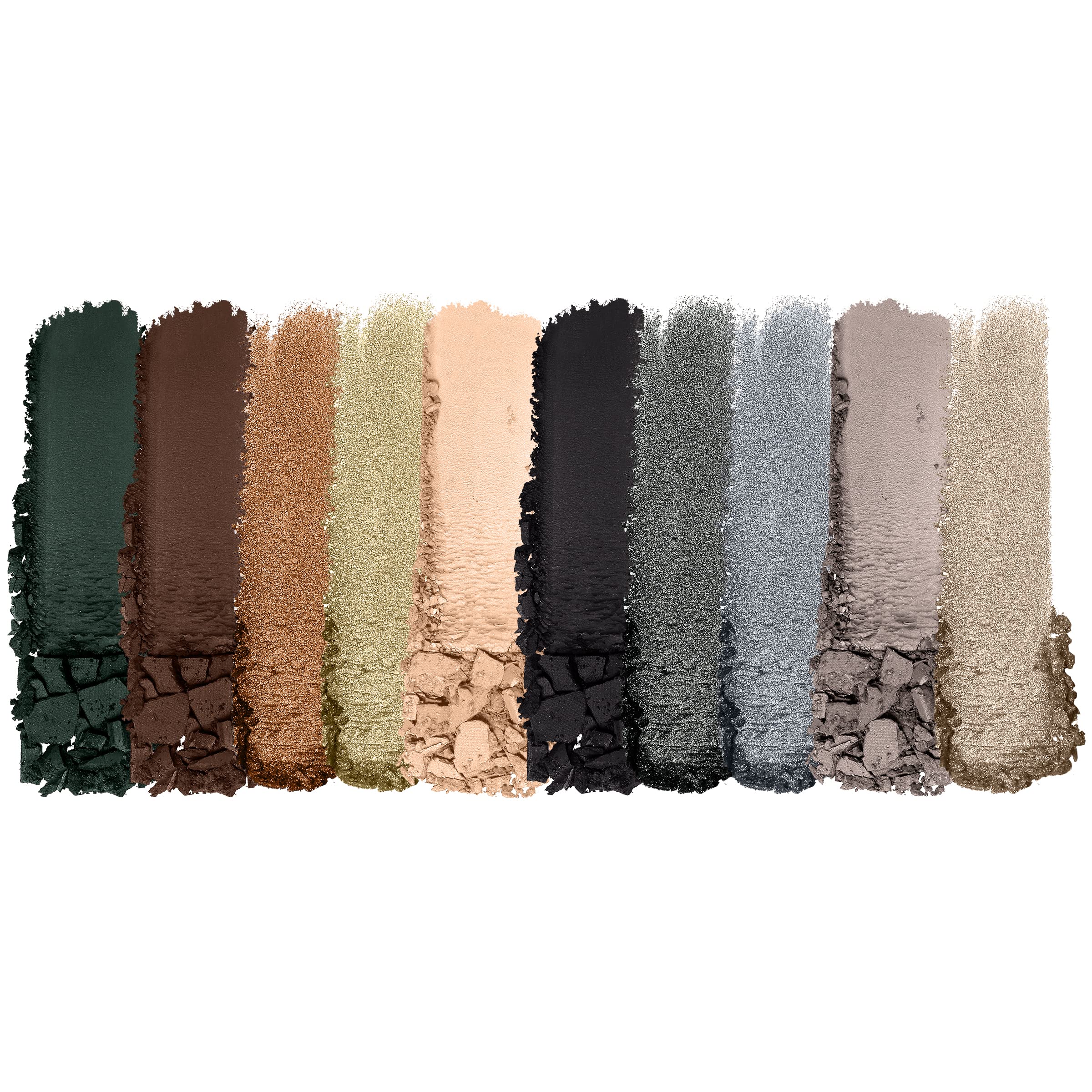 wet n wild Color Icon 10-Pan Eyeshadow Makeup Palette, Blue Lights Off, Long Lasting, Shimmer, Metallic, Glittery, Matte, Rich Smooth Pigment, Cruelty Free