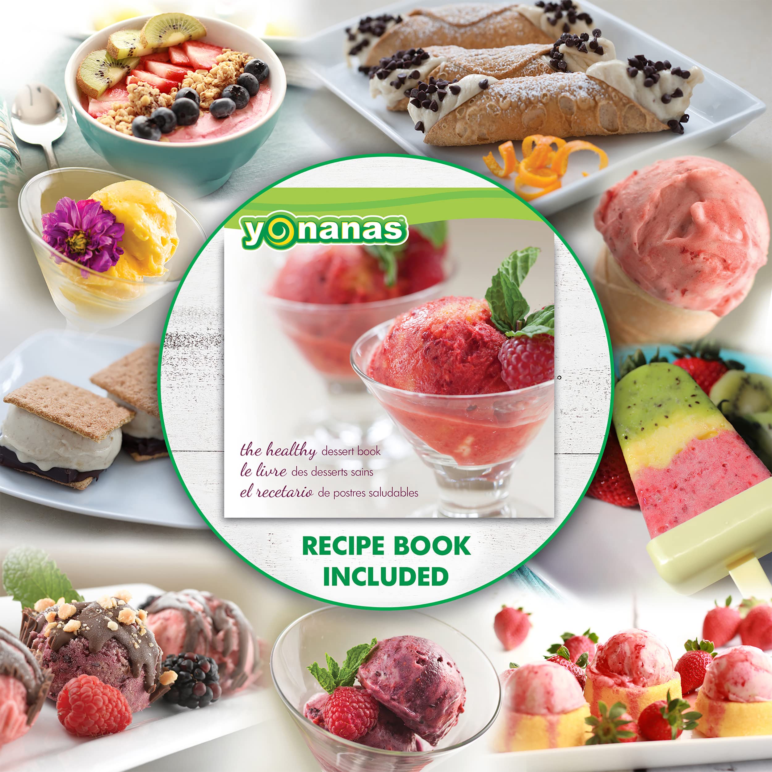 Yonanas 902 Silver Includes 36 Recipes, 200-Watts