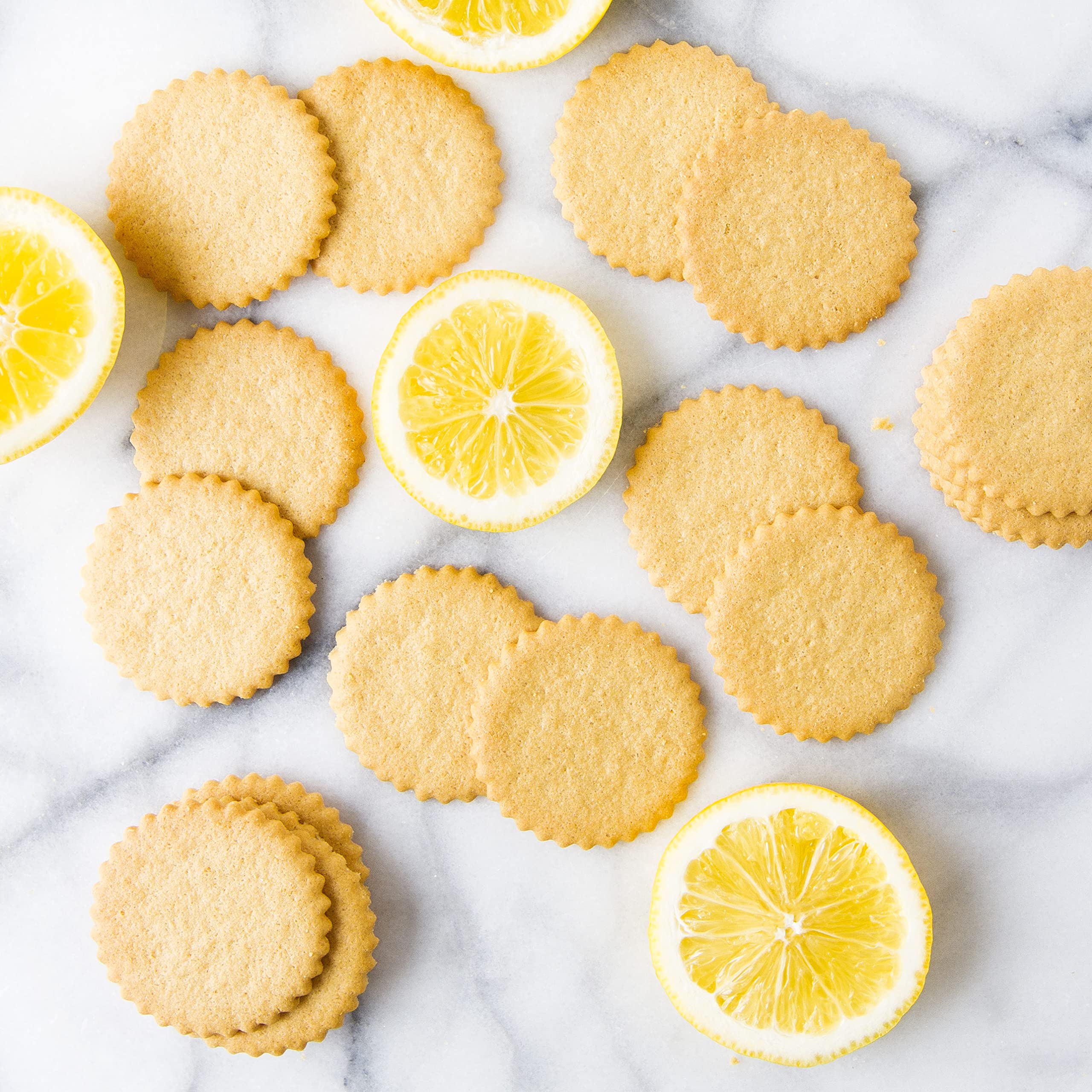 Dewey's Bakery Meyer Lemon and Key Lime Gift Tin Set | Moravian Style Thin Cookies | Baked in Small Batches | Real, Simple Ingredients | Valentine's Day Cookie Food Gift| (Pack of 2)