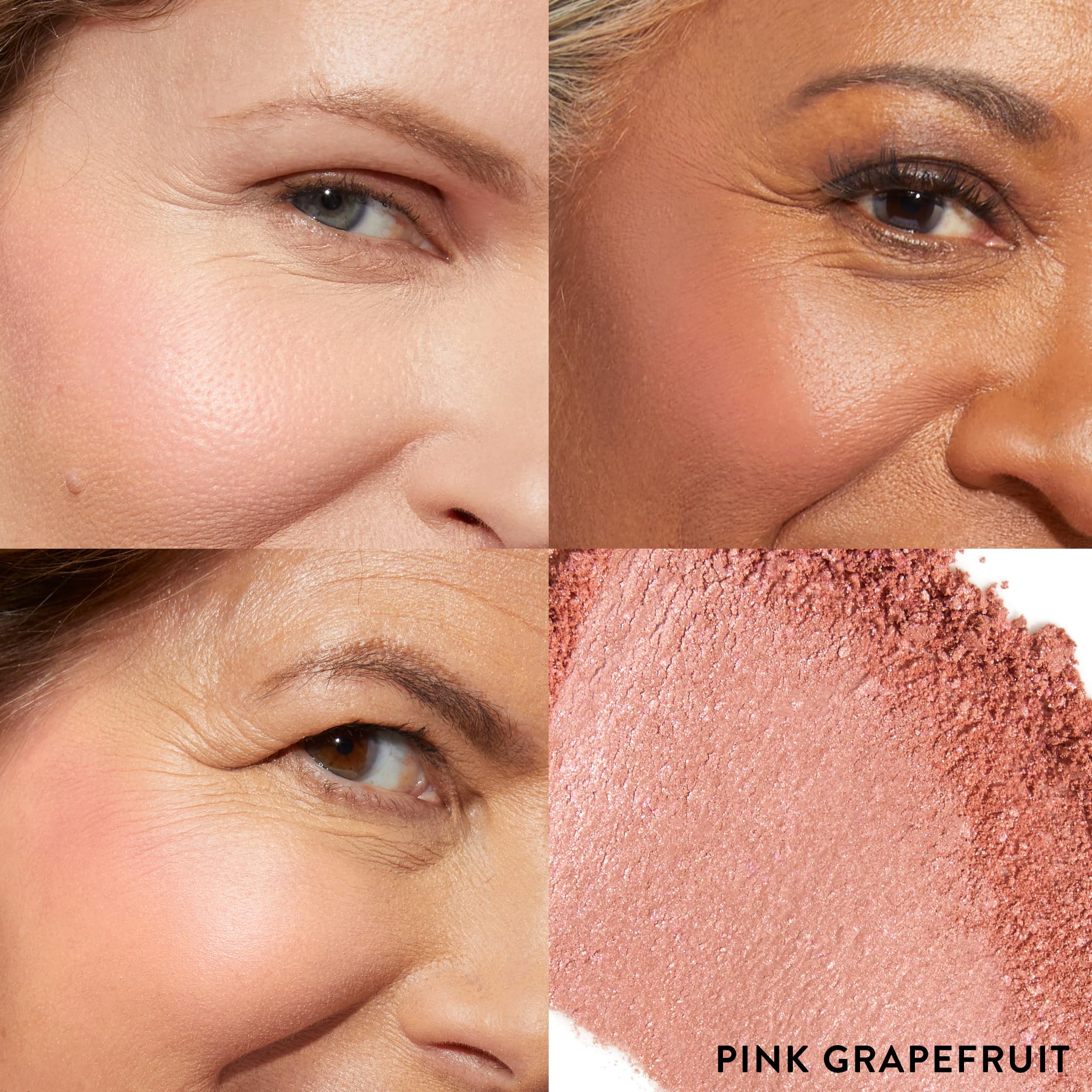 LAURA GELLER NEW YORK Baked Blush-n-Brighten Marbleized Blush for Cheeks - Pink Grapefruit - Satin Finish - Buildable Color