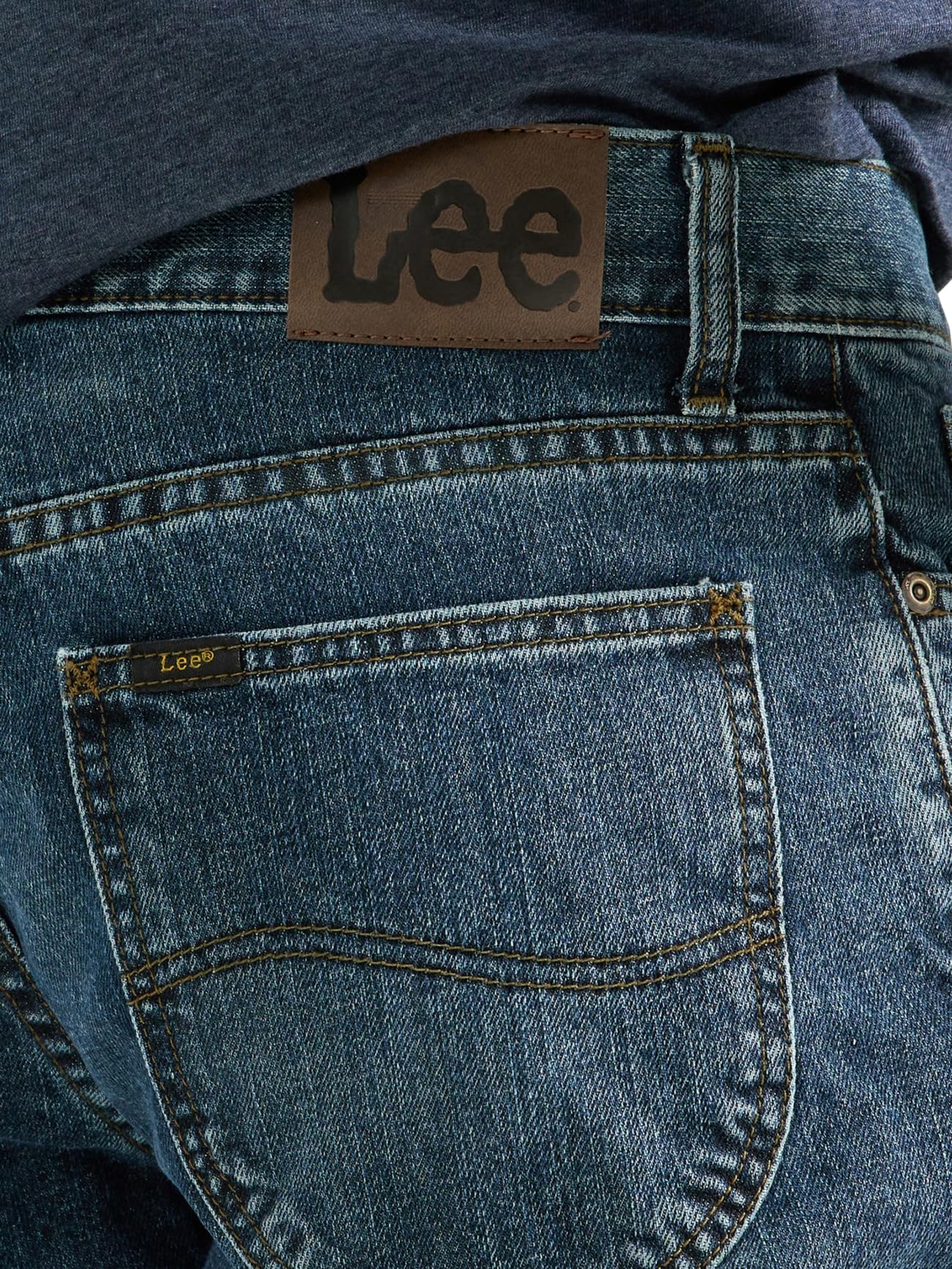 Lee Men's Legendary Relaxed Straight Jean, Lieutenant, 33W x 30L