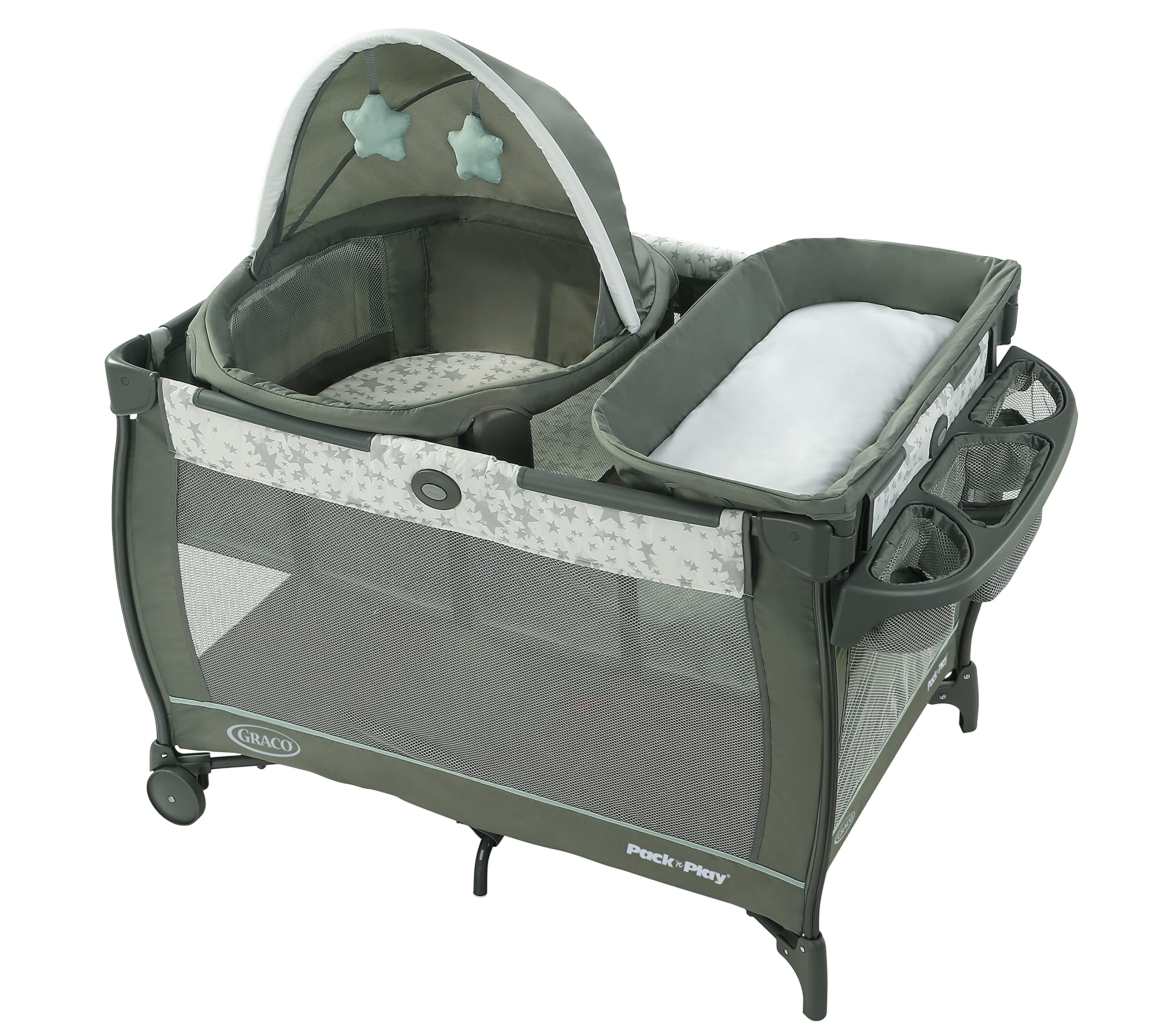 Graco Pack 'n Play Travel Dome Playard | Includes Travel Bassinet