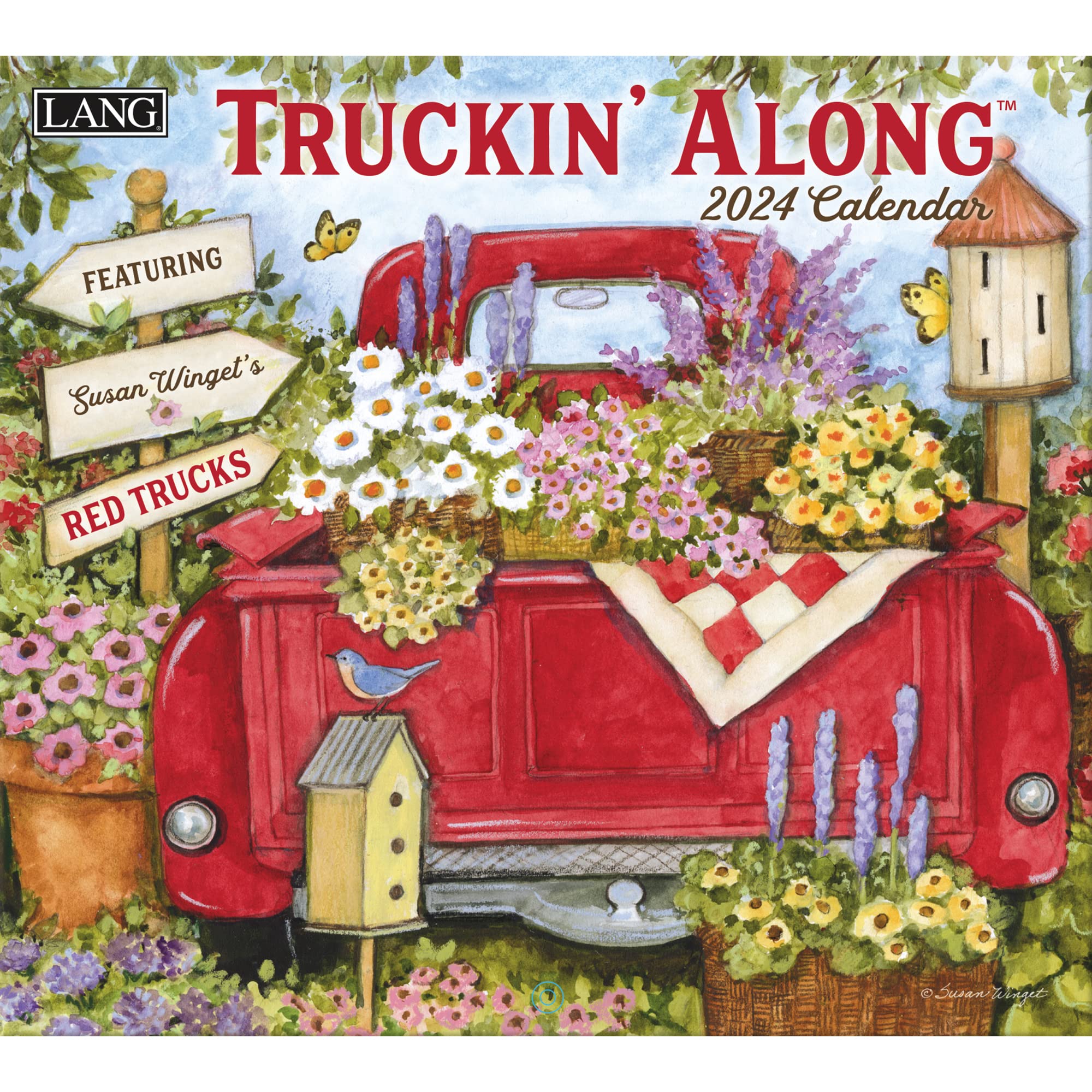 LANG Truckin' Along 2024 Wall Calendar (24991002010) Multi