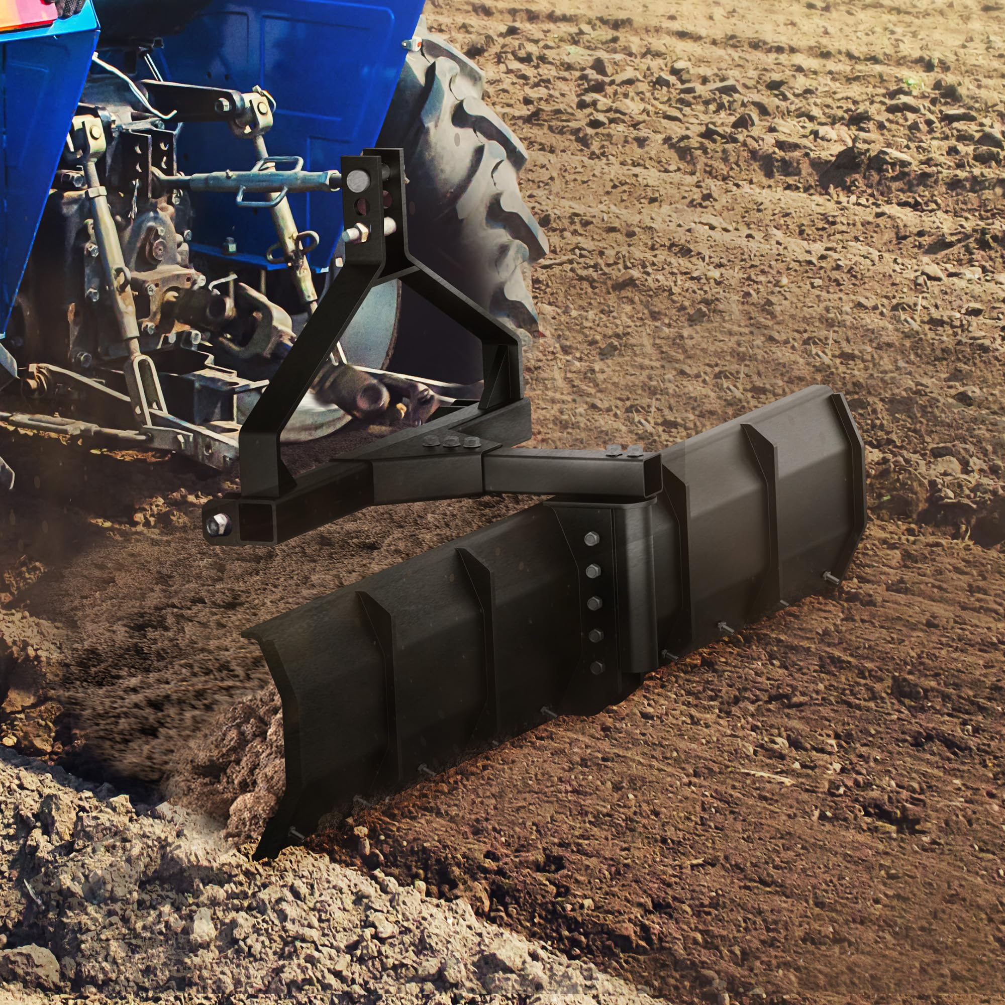 YITAMOTOR 52" Heavy Duty Scrape Blade for Cat-1 Tractors