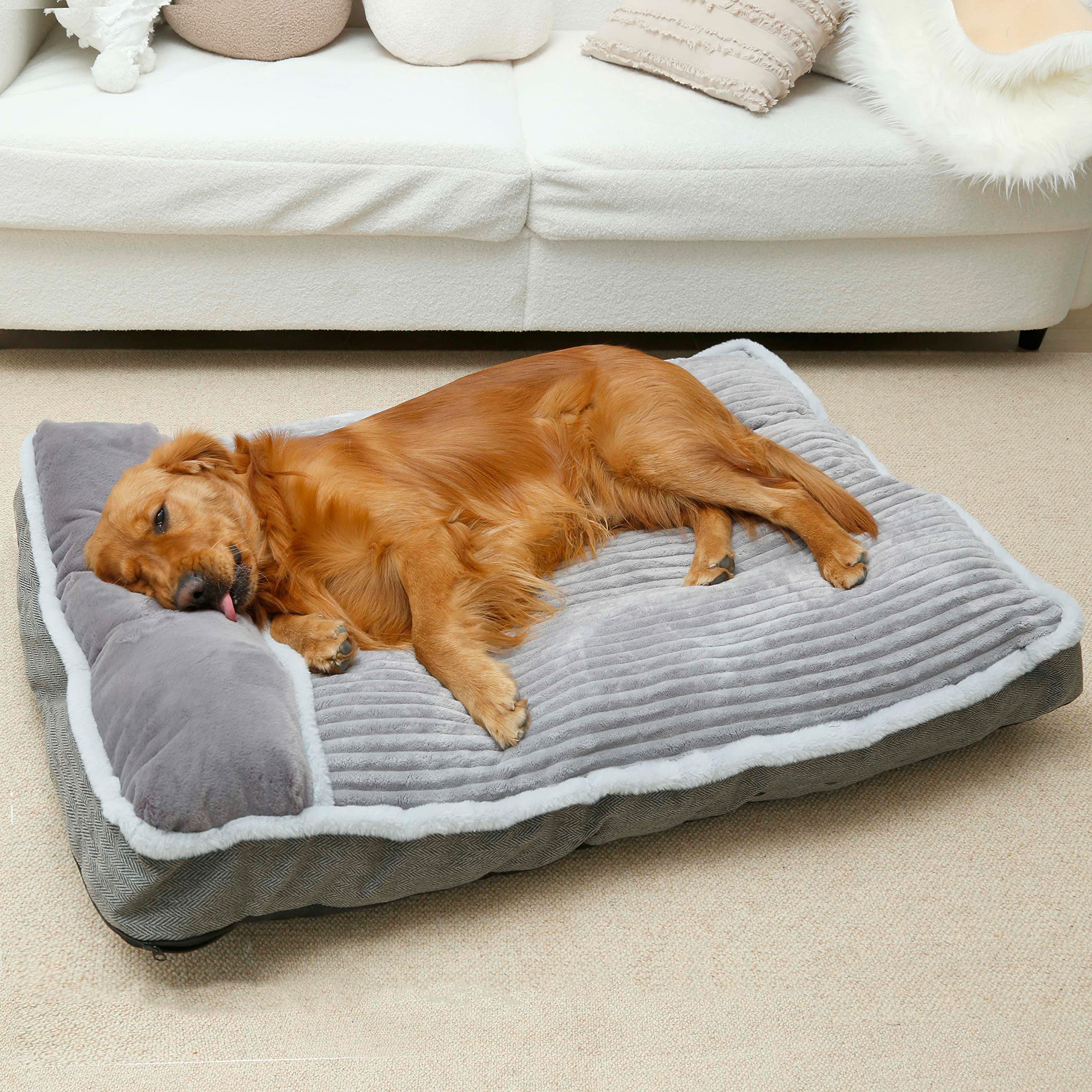 WINDRACING Dog Bed for Small Dogs, Dog Mattress with Pillow for Crate Kennel, Sofa Dog Bed, Super Soft pet Bed for Medium, Small Dogs Breeds,pet Bed Puppy Bed,beds & Furniture