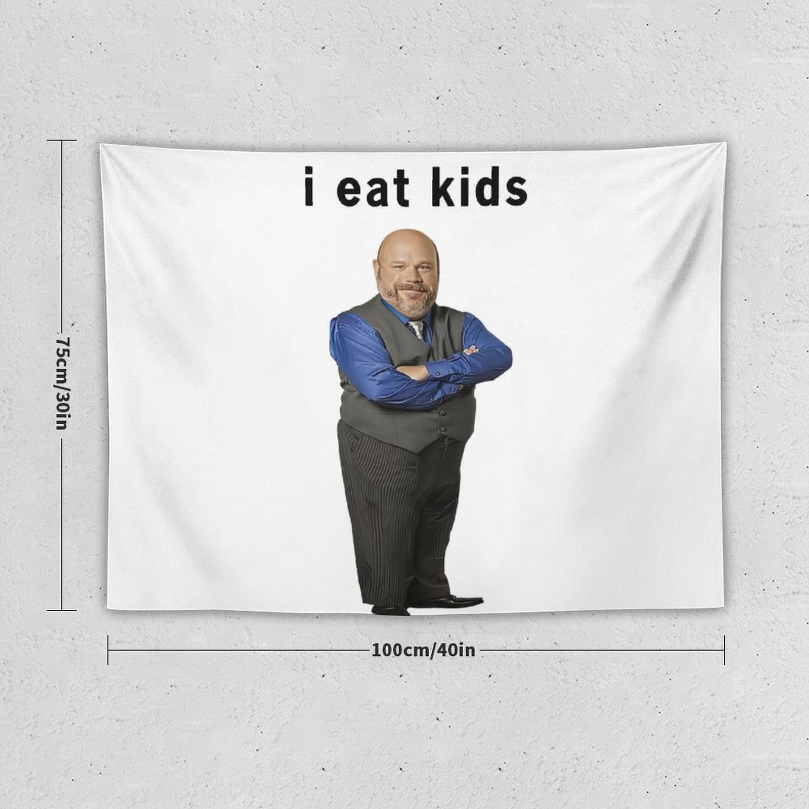 I Eat Kids Bertram Tapestry