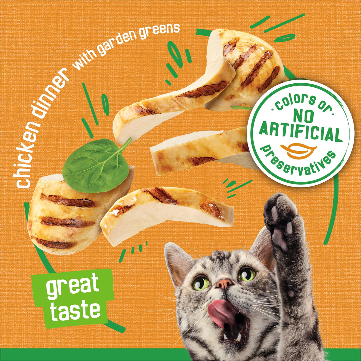 Purina Friskies Indoor Cat Food Pate Chicken Dinner With Garden Greens - (Pack of 24) 5.5 oz. Cans