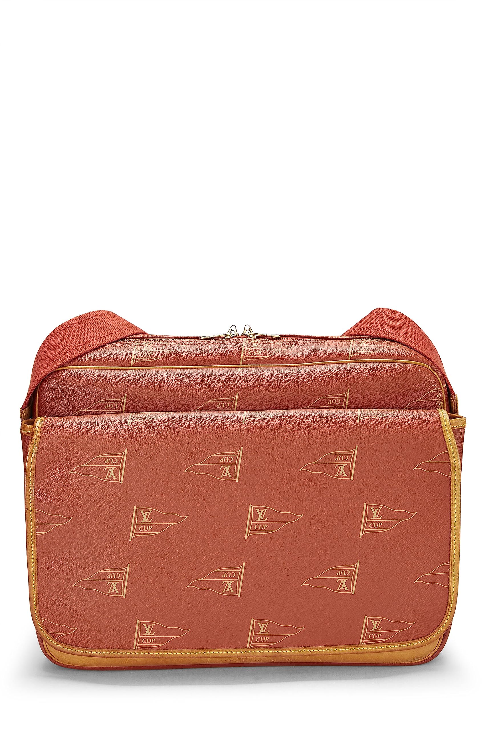 Louis Vuitton, Pre-Loved Red LV Cup Calvi Bag, Red