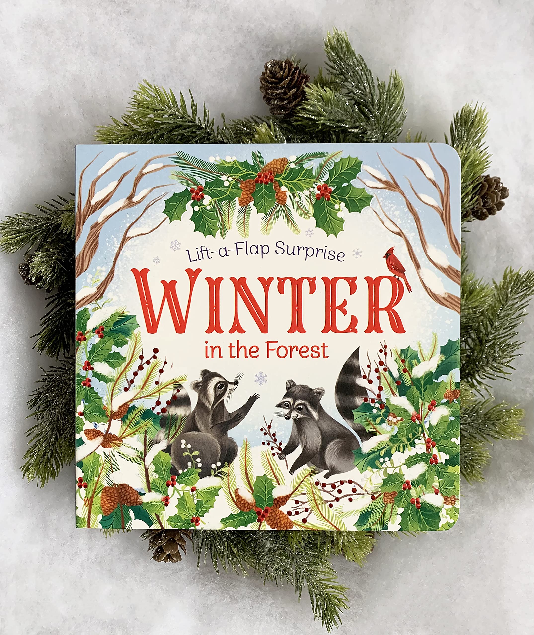 Winter In The Forest Deluxe Lift-a-Flap & Pop-Up Seasons Children's Board Book (Lift-a-flap Surprise)