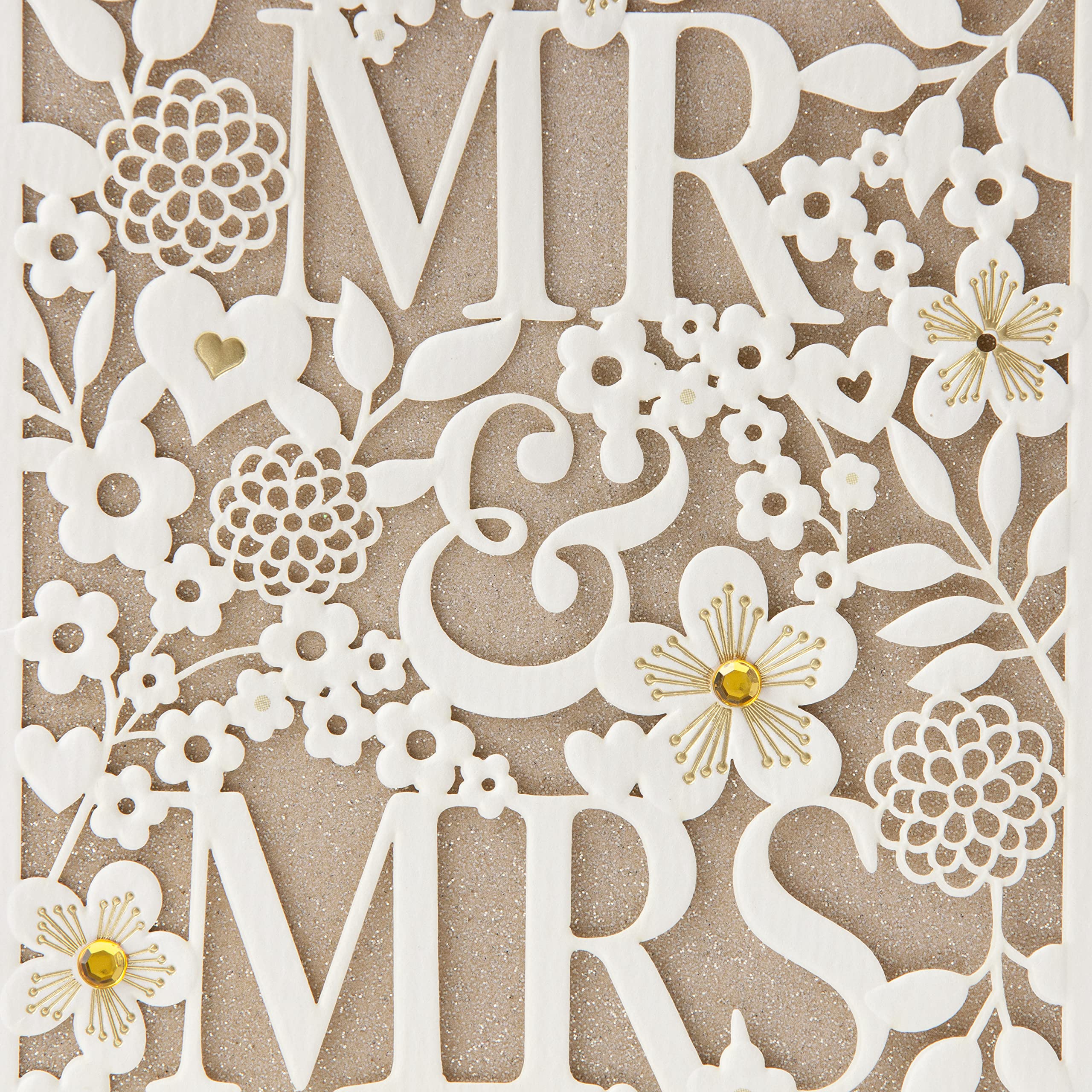 Hallmark Wedding Card (Mr. & Mrs.)