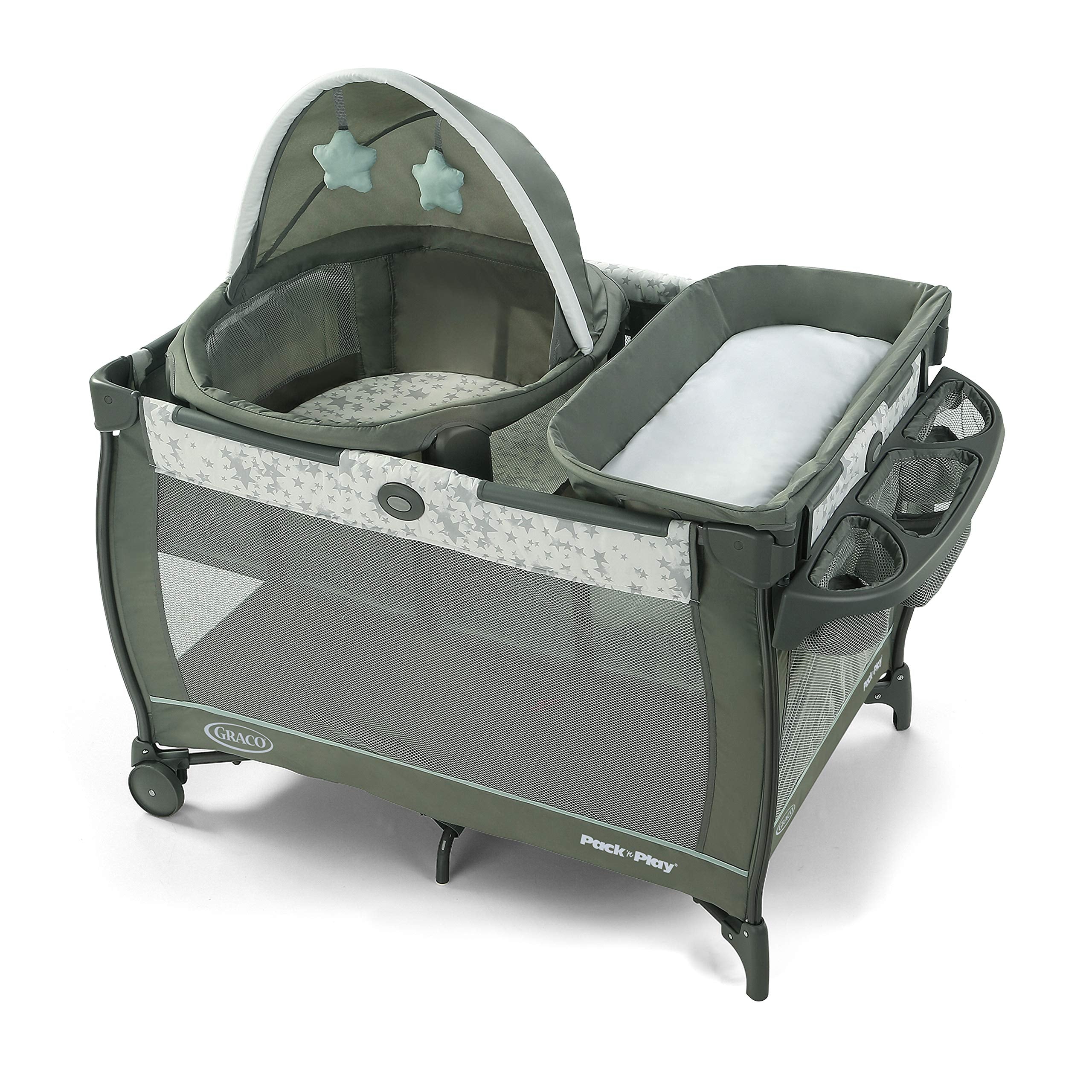 Graco Pack 'n Play Travel Dome Playard | Includes Travel Bassinet