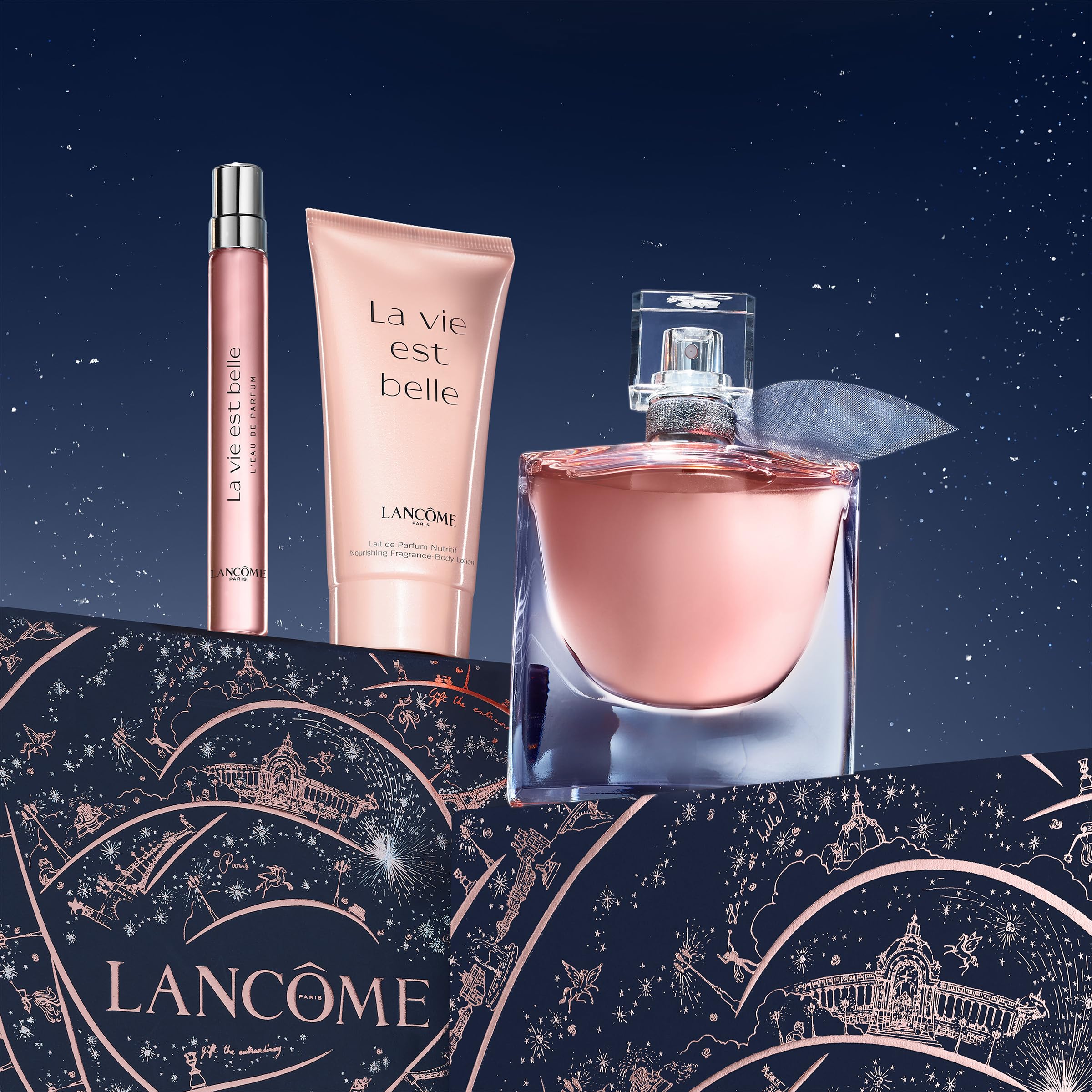 Lancôme La Vie Est Belle Extraordinary Moments Perfume Gift Set - Full Size Eau de Parfum & Travel Size Eau de Parfum and Scented Body Lotion