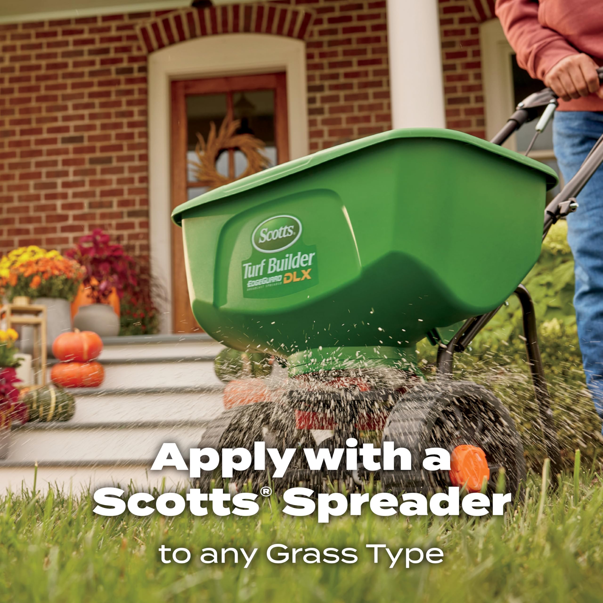 Scotts Turf Builder WinterGuard Fall Lawn Fertilizer for All Grass Types, 5,000 sq. ft., 12.5 lbs.