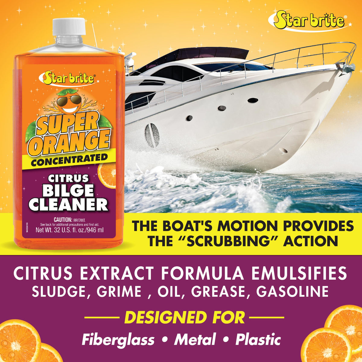 STAR BRITE Super Orange Citrus Bilge Cleaner - 32 OZ (094432)