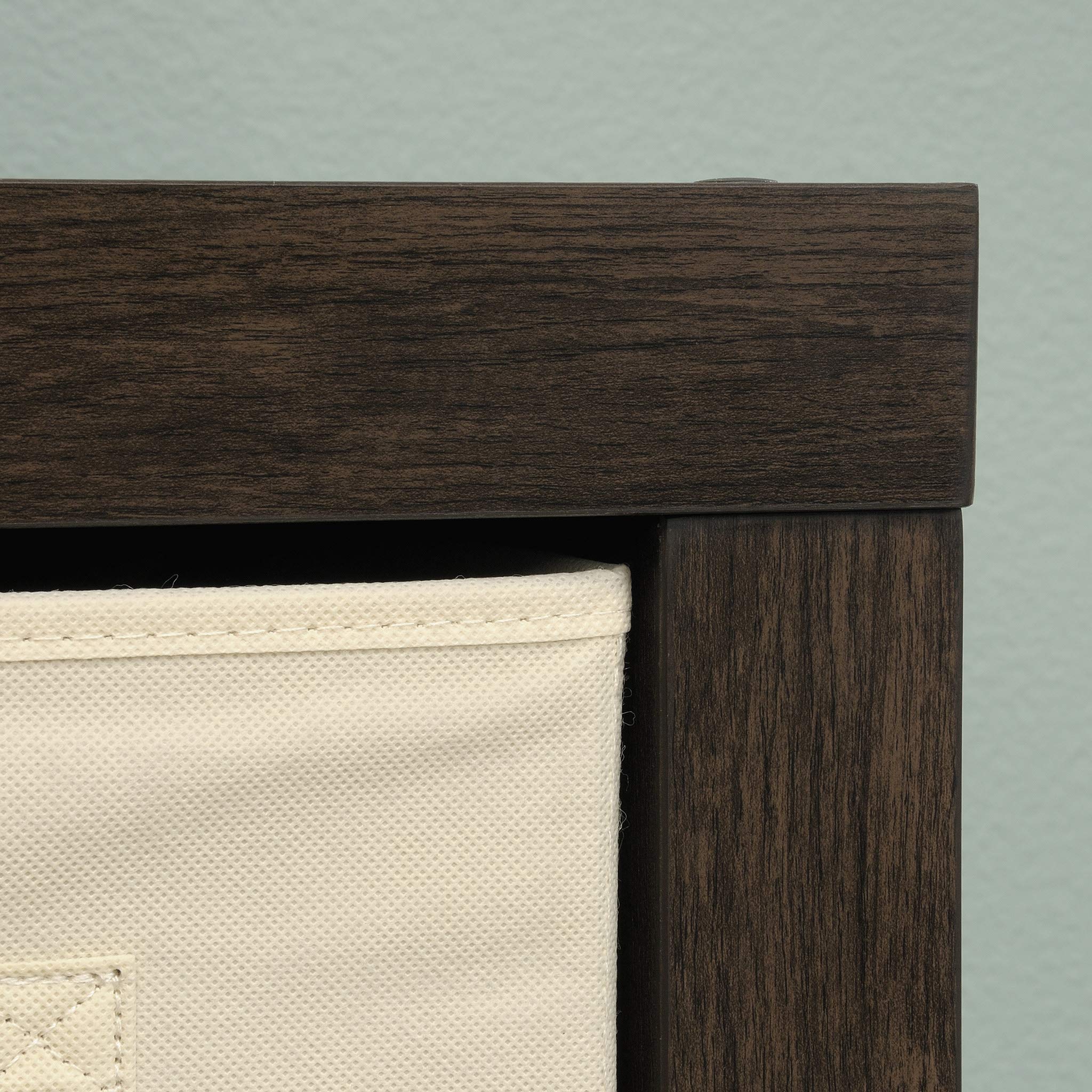 Sauder Stow-Away 4-Cube Organizer, in Smoked Oak Finish