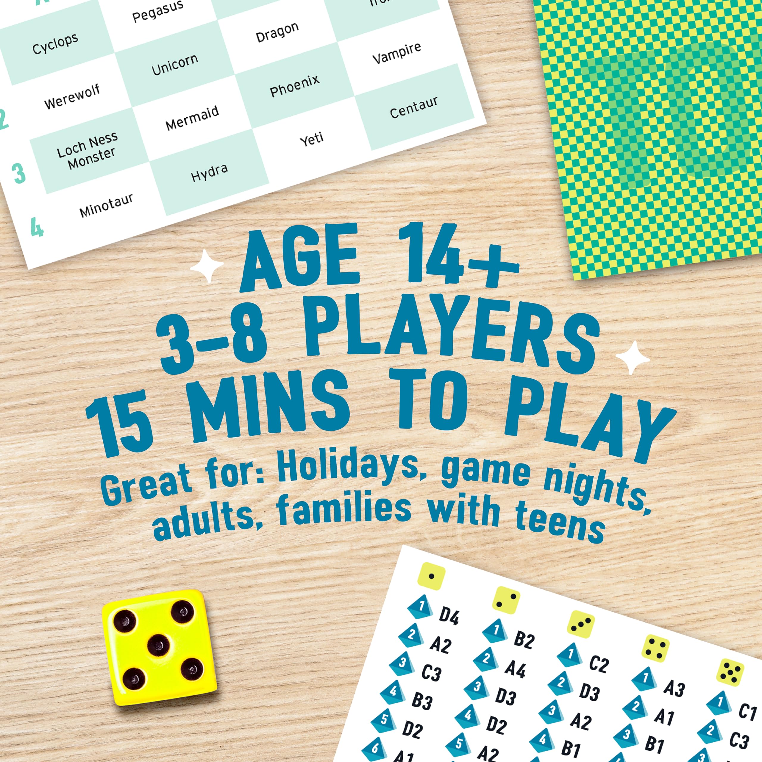 The Chameleon, Award-Winning Board Game for Families & Friends | Includes 80 Extra Secret Words