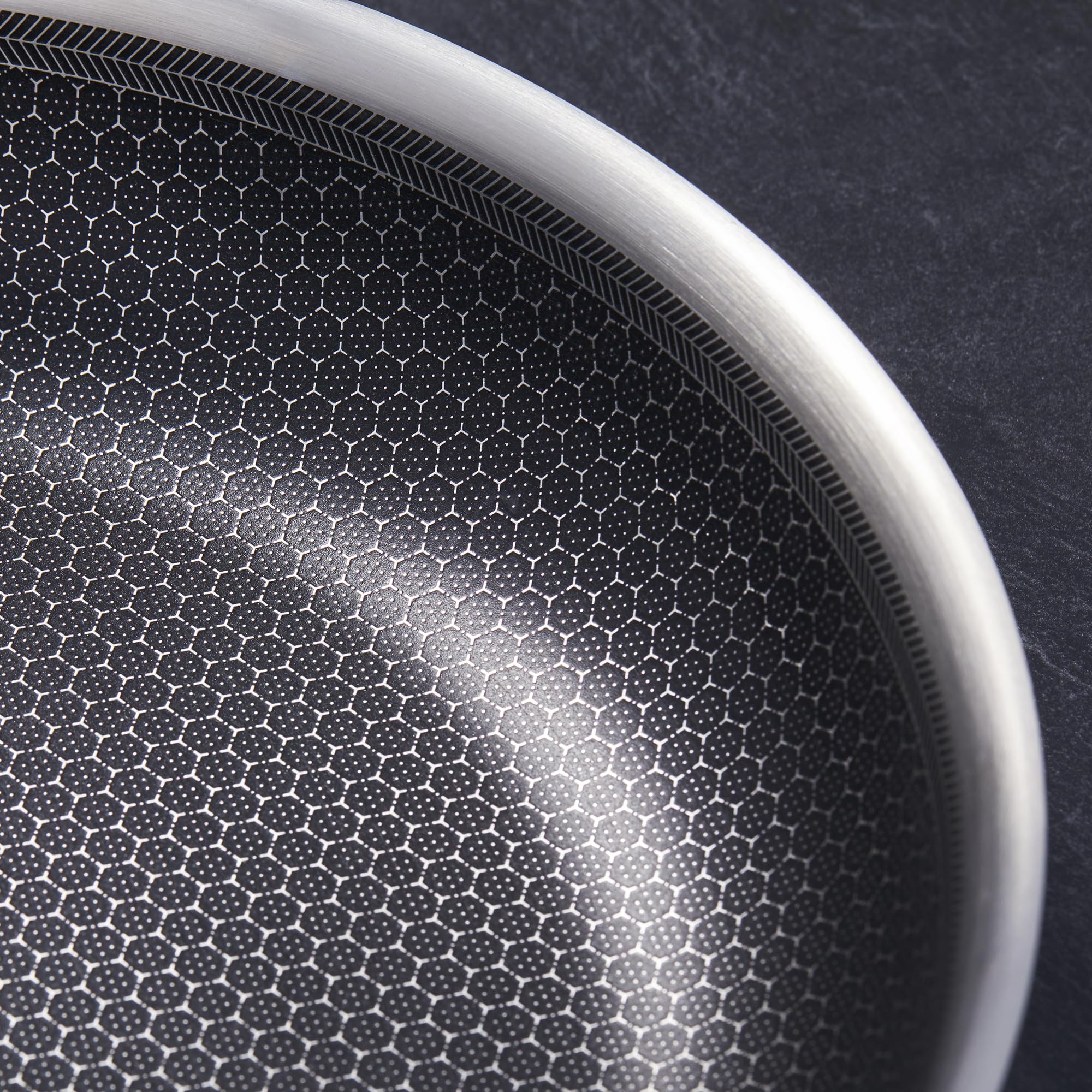 HENCKELS Paradigm 5-pc Cookware Set, Nonstick Frying Pan and Silicone Utensil Set, 3-Ply Stainless Steel Skillets for Induction Cooktop, Gas & Electric Stovetops – Dishwasher Safe & Oven Safe