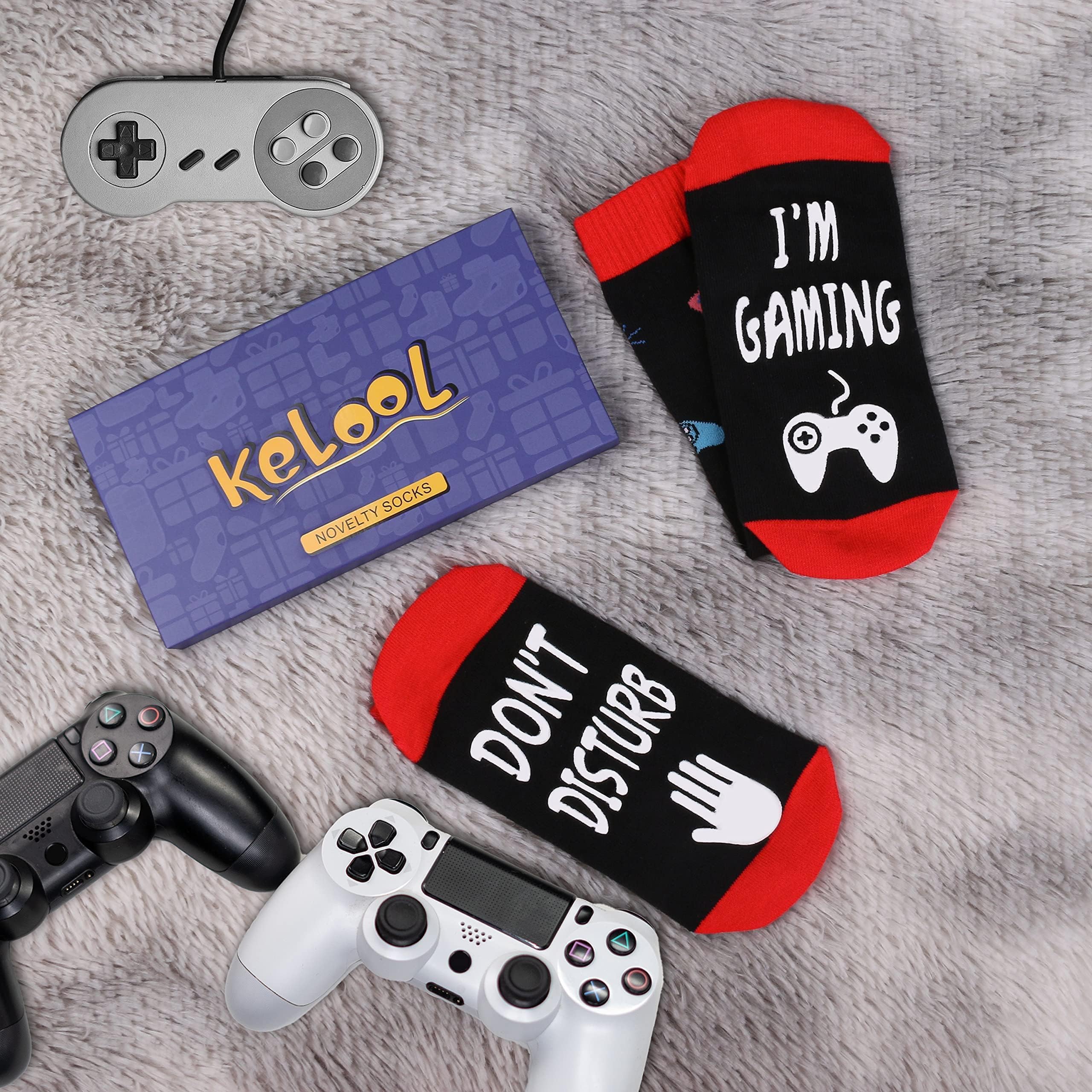 Do Not Disturb I'm Gaming Socks,Boy Gifts Ideas,Mens Gifts For Christmas,Funny Gamer Socks Gifts For Men,Him,Dad,Sons,Teen Boys