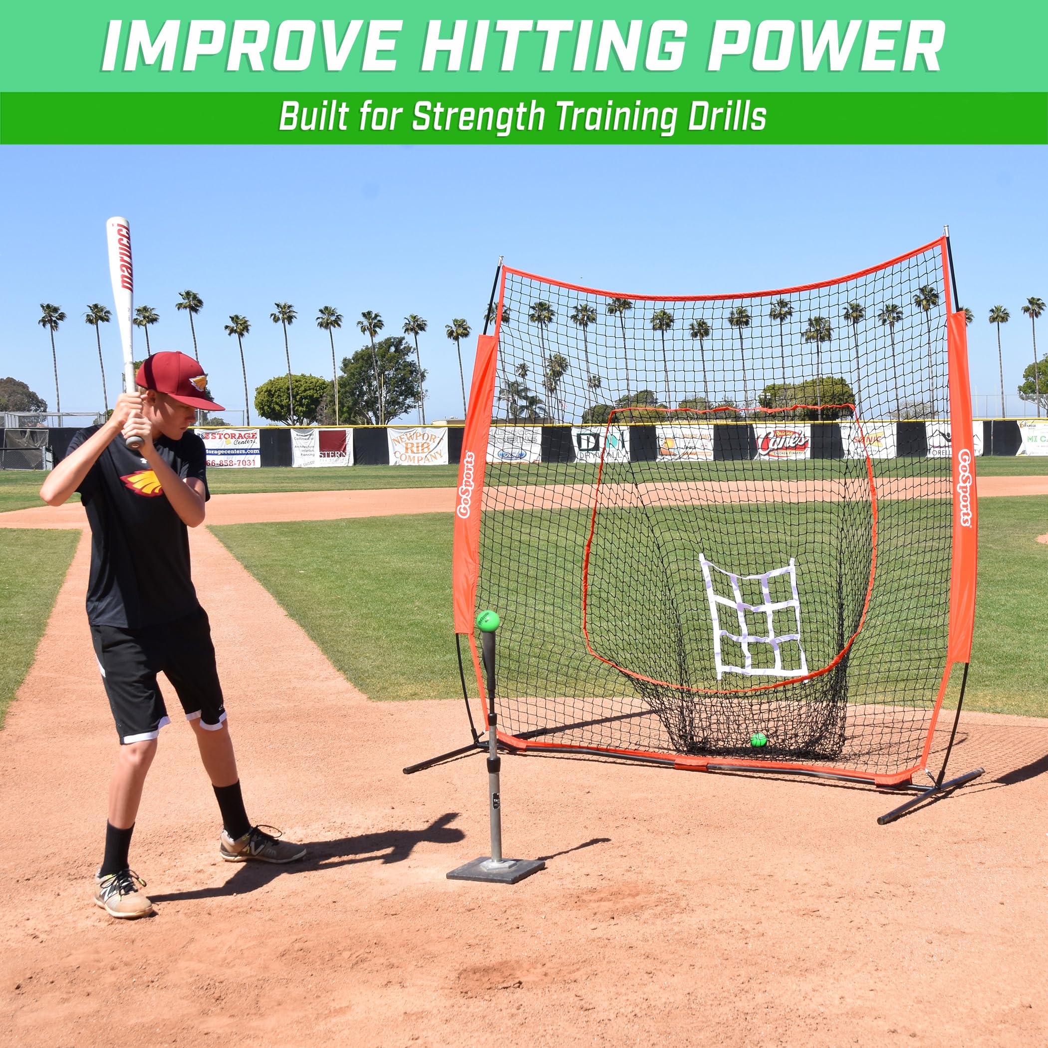 GoSports 2.8 inch Weighted Training Baseballs - Hitting & Pitching Training for All Skill Levels - Improve Power and Mechanics