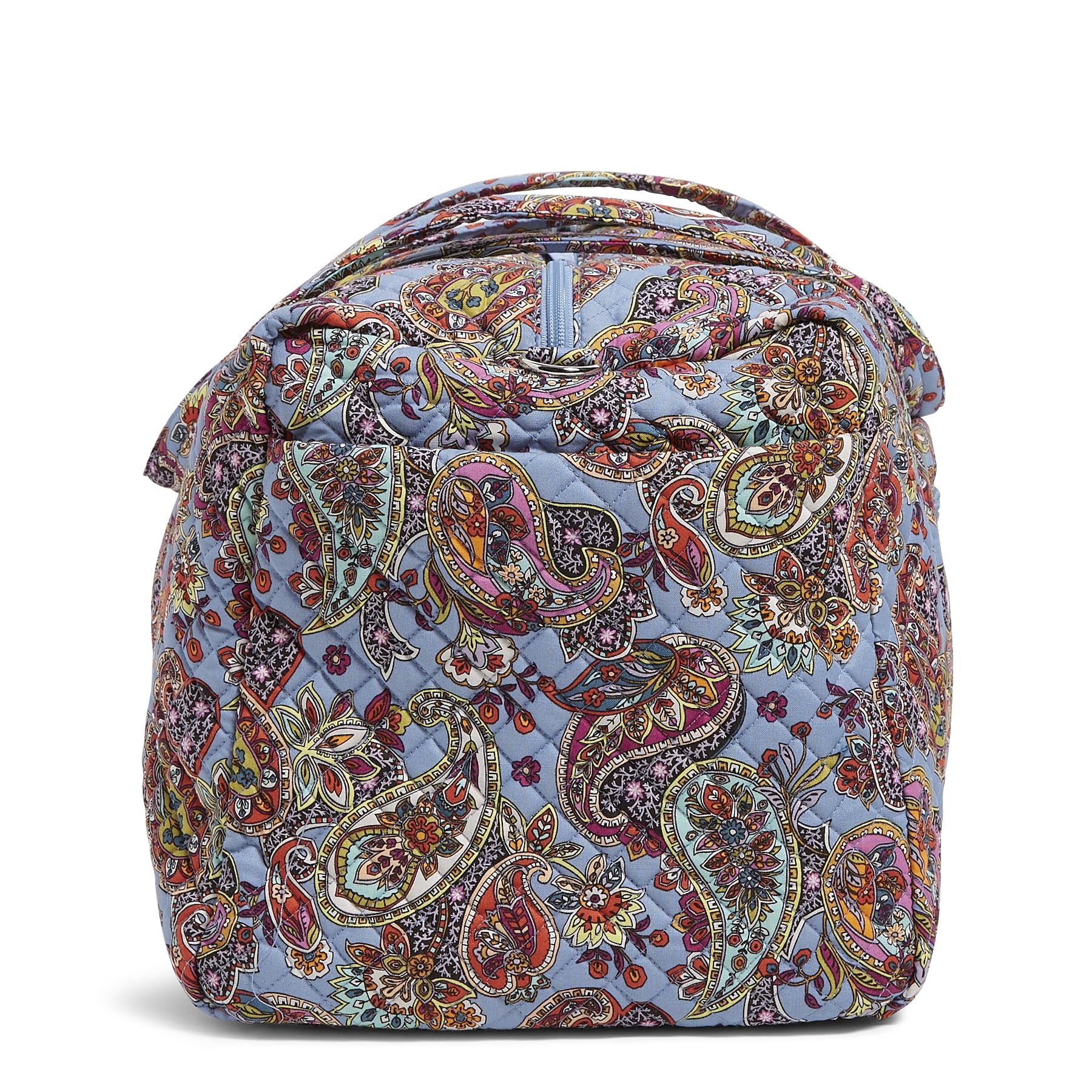 Vera Bradley Women's Cotton Large Travel Duffel Bag, Provence Paisley, One Size