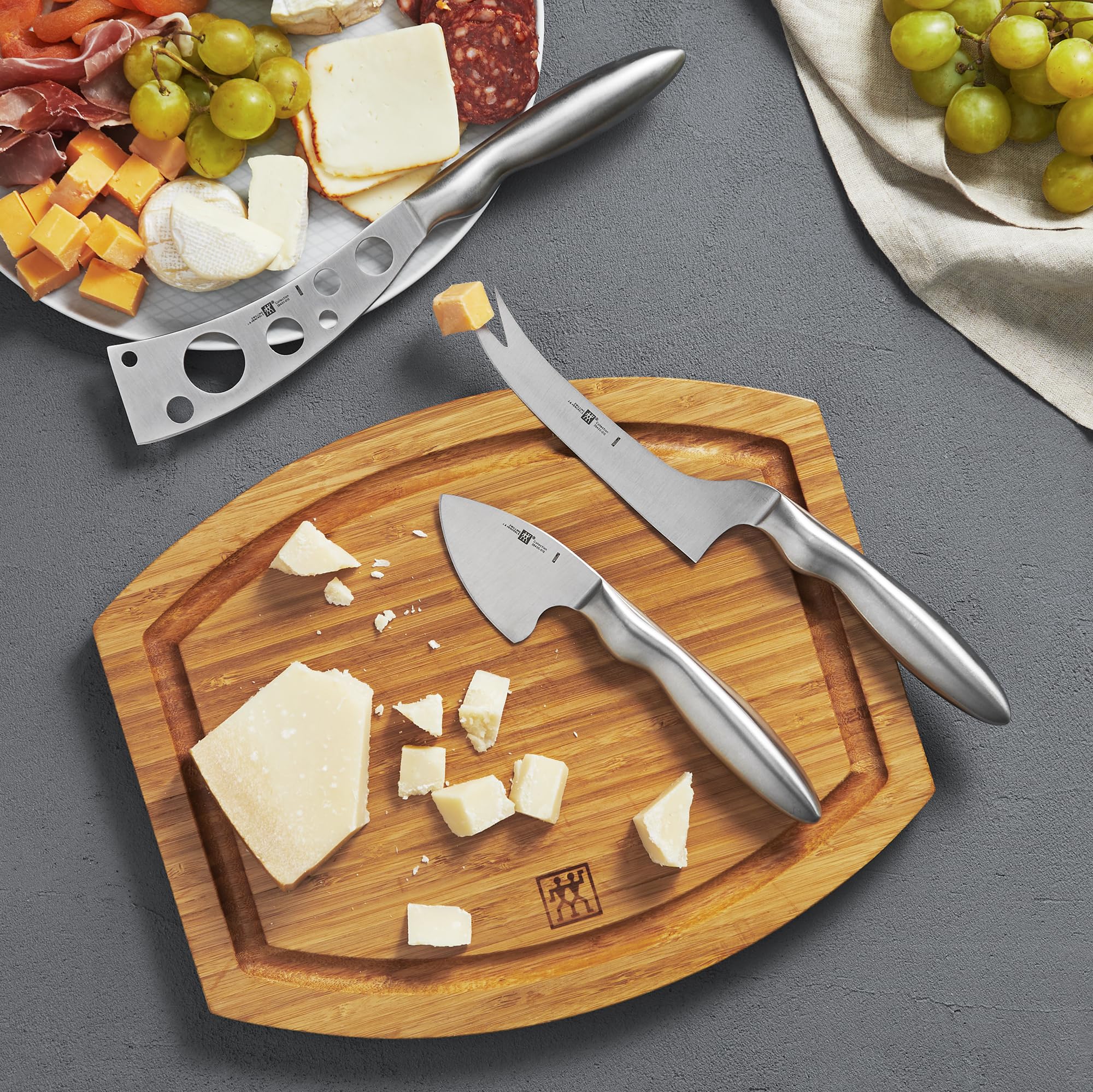 ZWILLING Collection 3-pc Cheese Knife Set for Charcuterie Board, Gift Set