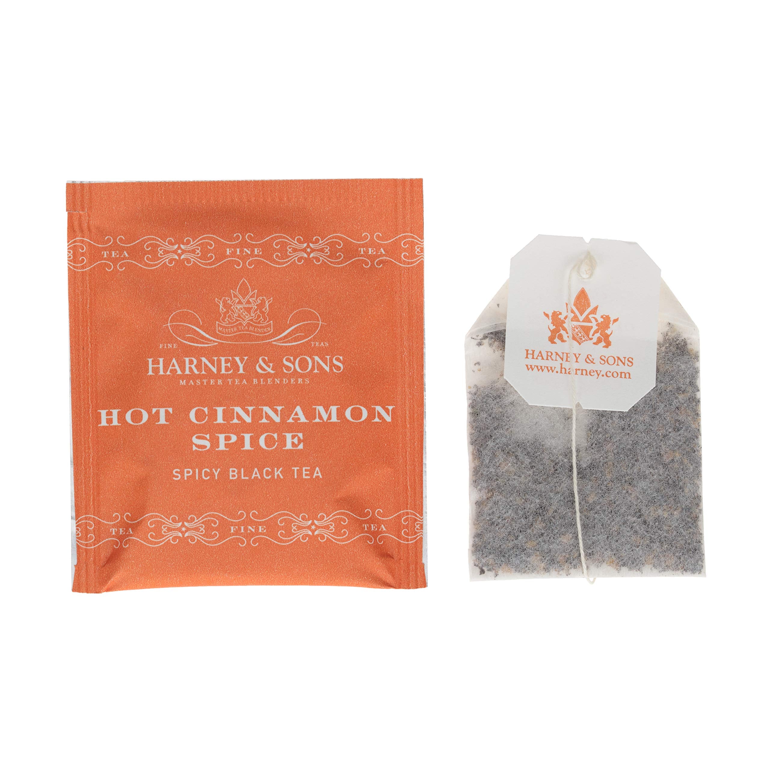 Harney & Sons Hot Cinnamon Spice Tea, 50 Tea Bags