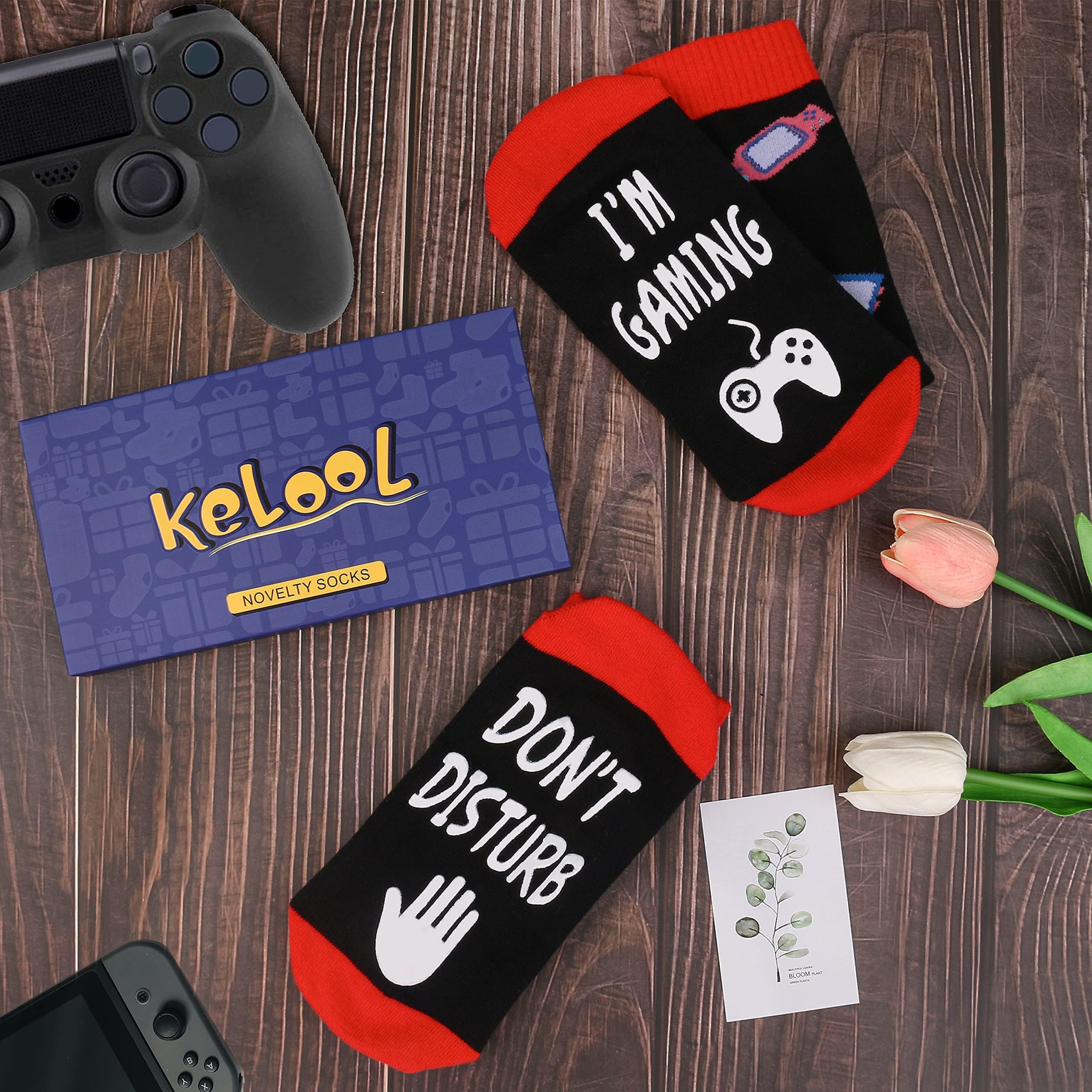 Do Not Disturb I'm Gaming Socks,Boy Gifts Ideas,Mens Gifts For Christmas,Funny Gamer Socks Gifts For Men,Him,Dad,Sons,Teen Boys