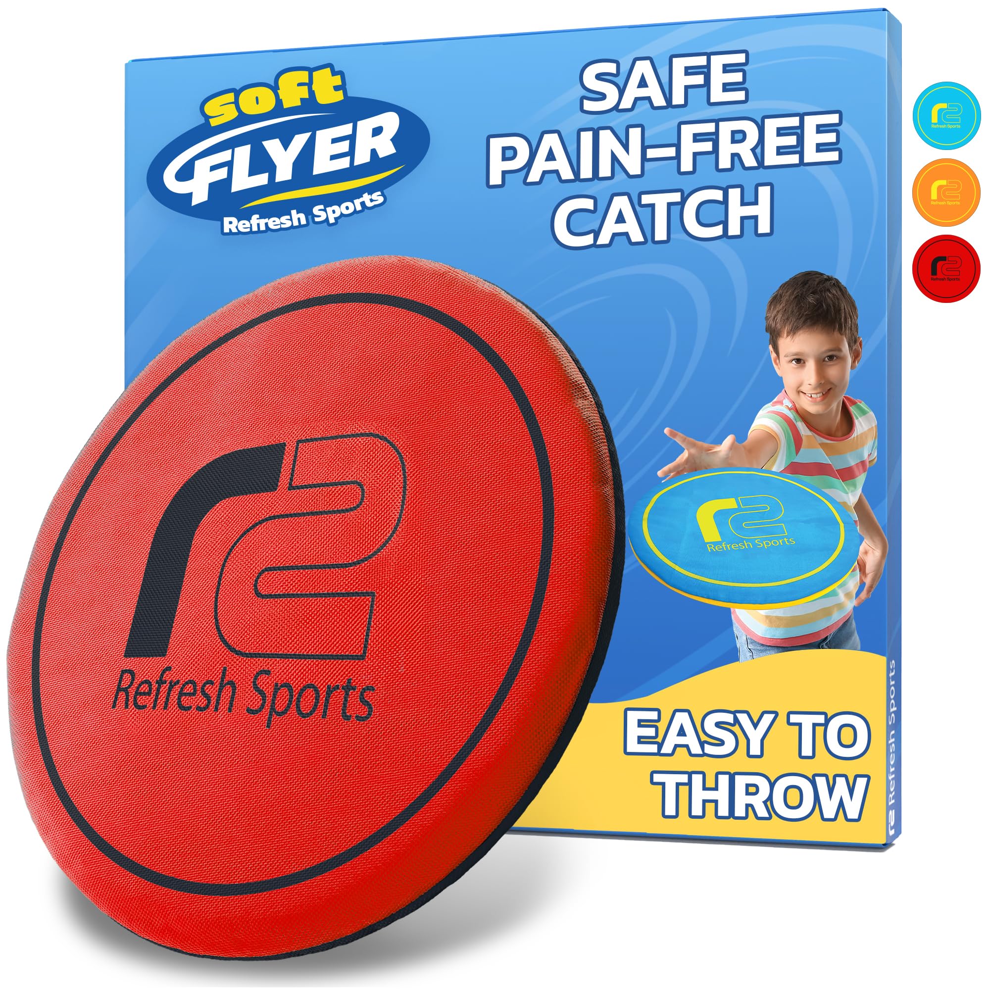 Soft Flying Disc for Kids: Beach Soft Disc, Durable Design Floats On Water! Beach Toys, Pool Toys & Frisbbee for Adults Outdoor Fun Camping Toys. Boy Gifts & Girls Ages 5 6 7 8 9 10 11 12 13 14