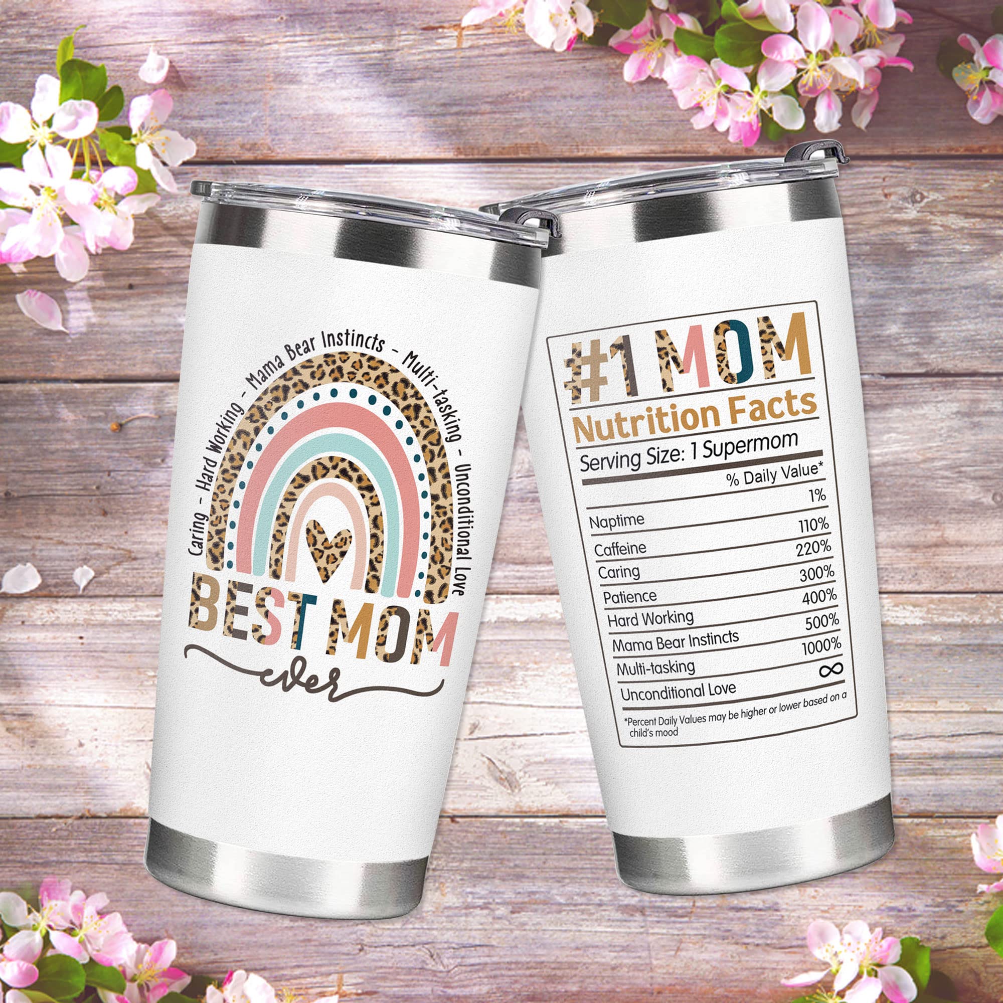 Mothers Day Gifts for Mom from Daughter, Son - Mom Gifts from Daughters, Sons - Great Mother Gifts - Birthday Gifts for Mom, Mom Birthday Gifts - Presents for Mom, Gifts for Mothers Tumbler 20 Oz