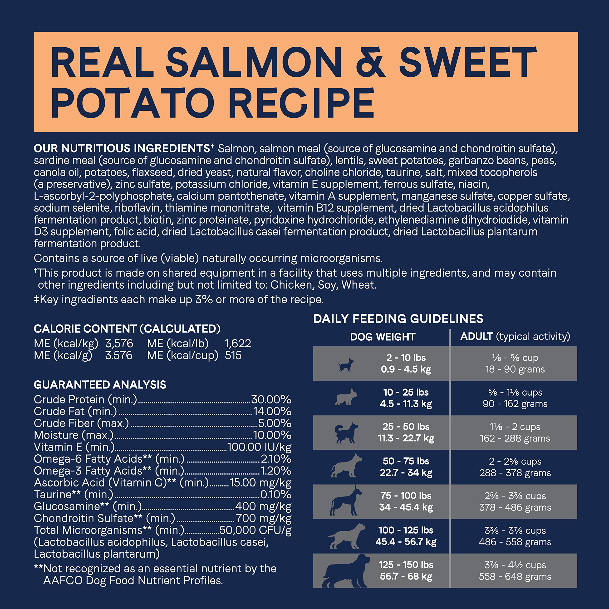 Canidae Pure Real Salmon & Sweet Potato Recipe Adult Dry Dog 12 LB