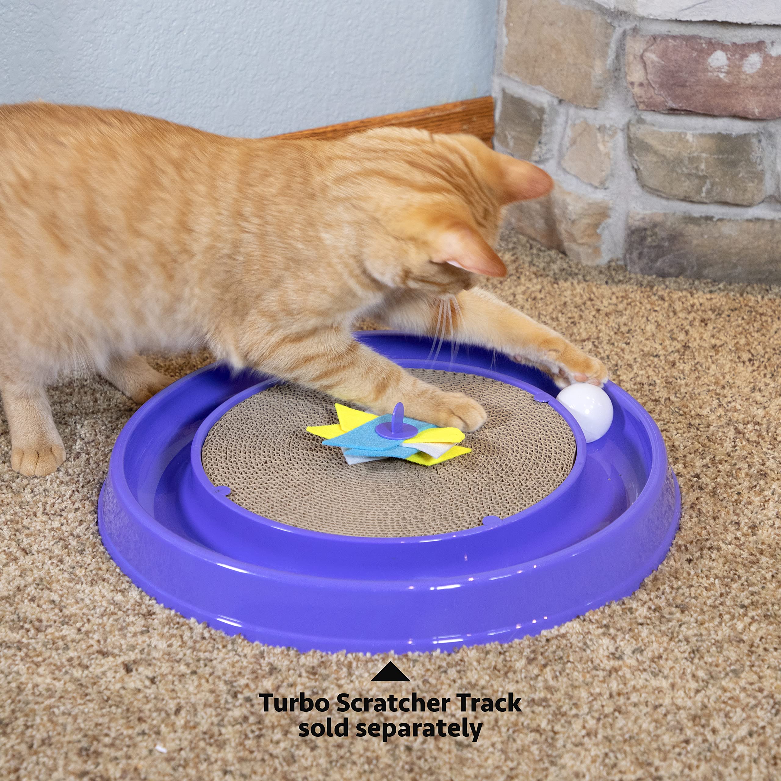 Kitty City Cat Scratchers, Cat Scratching, Cat Scratch Pad, Ball Track Scratcher