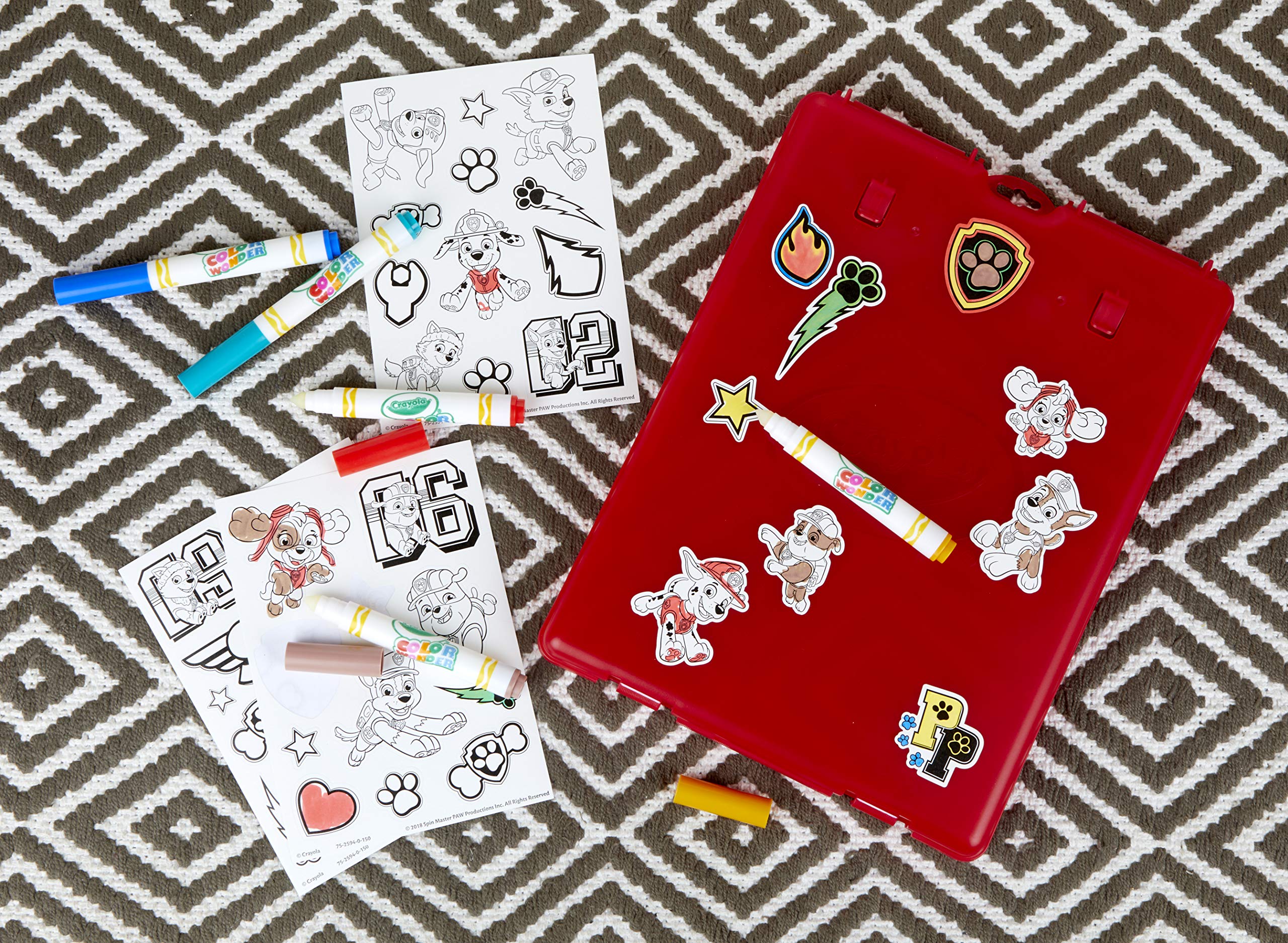 Crayola Color Wonder, Paw Patrol Coloring Book, Travel Coloring Kit, Gift for Kids 3, 4, 5, 6