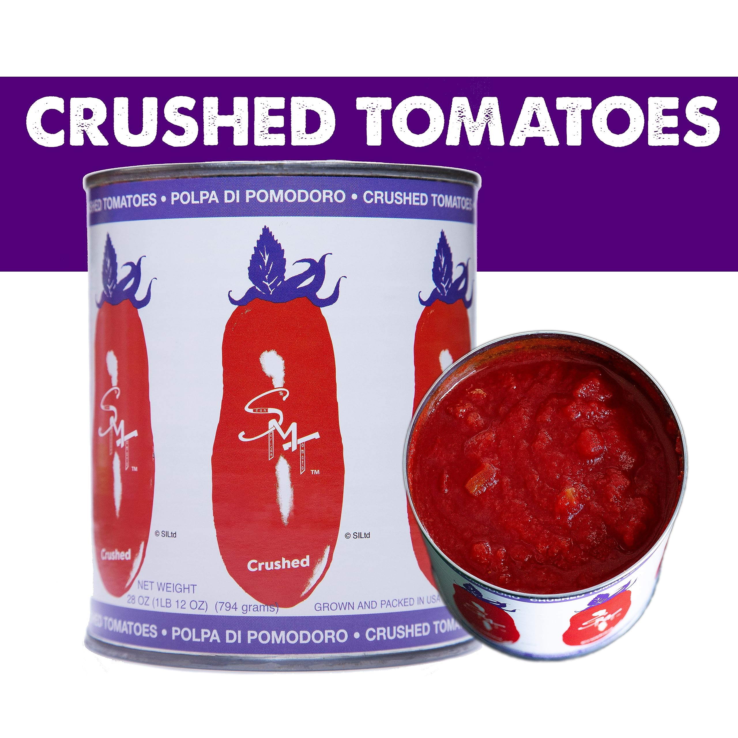 SMT SAN MERICAN TOMATO, Crushed Tomatoes, 28oz