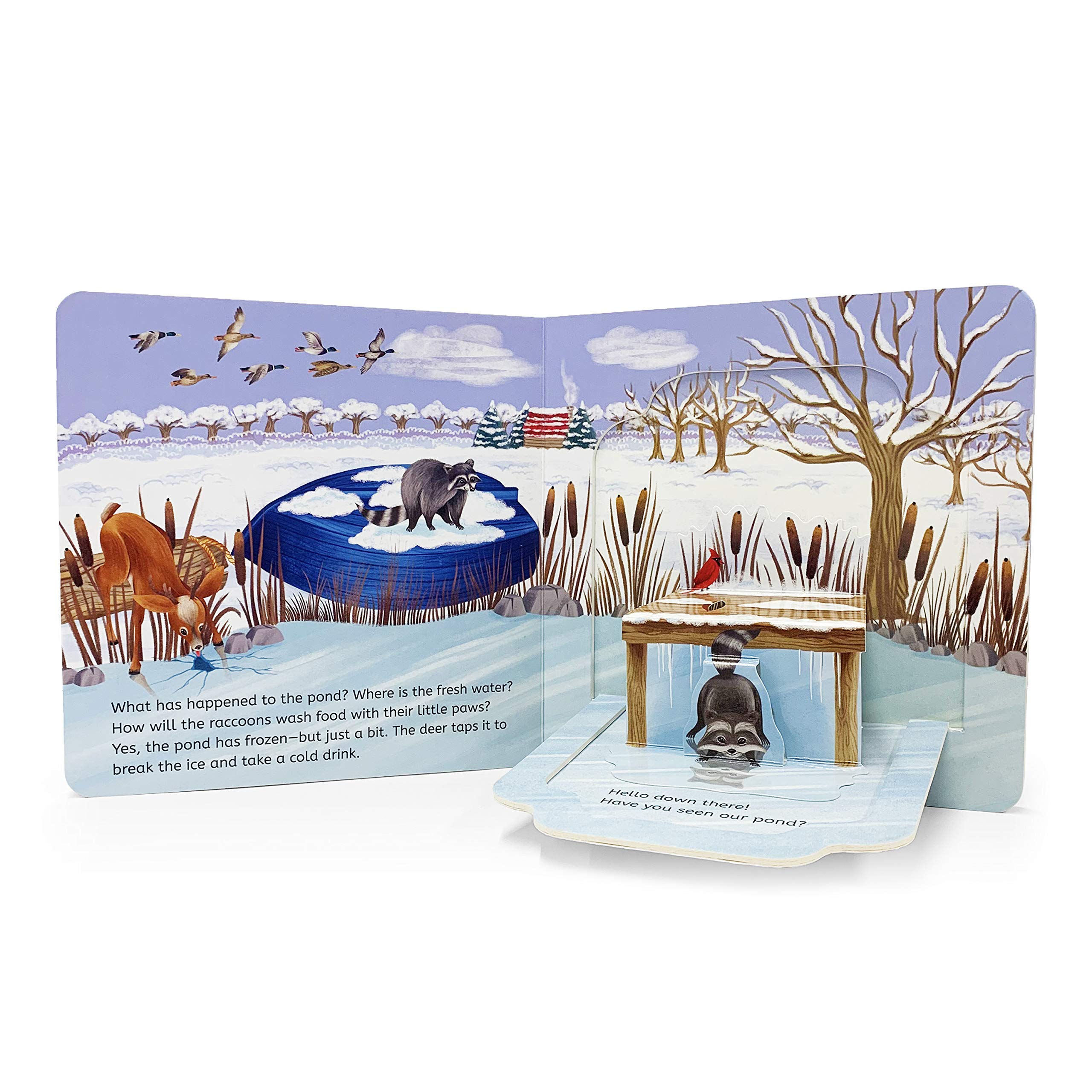 Winter In The Forest Deluxe Lift-a-Flap & Pop-Up Seasons Children's Board Book (Lift-a-flap Surprise)