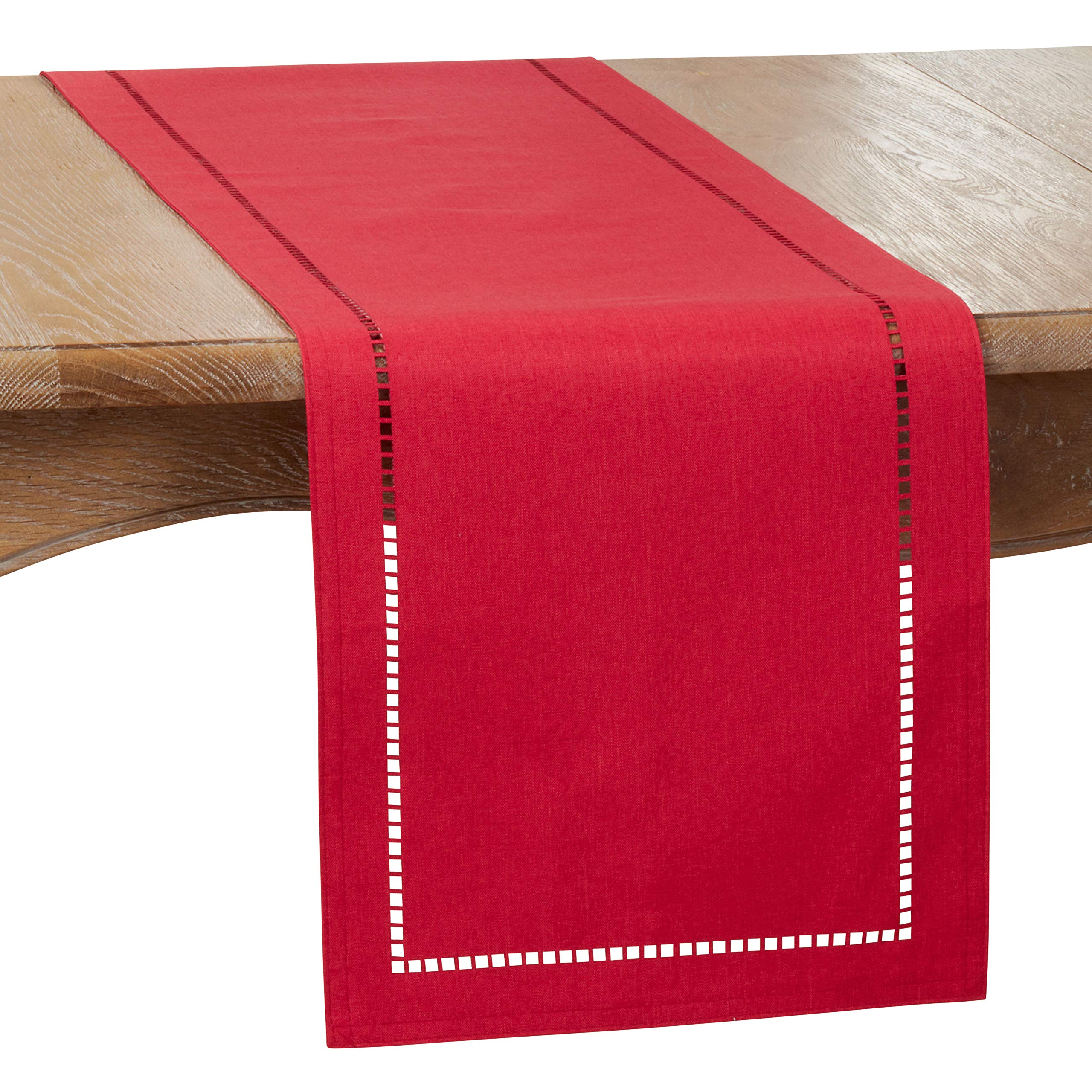 Laser-Cut Hemstitch Table Runner