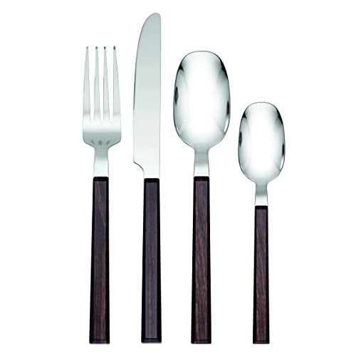 Hampton Forge 894318 Henley Brown 16 Piece Flatware Set