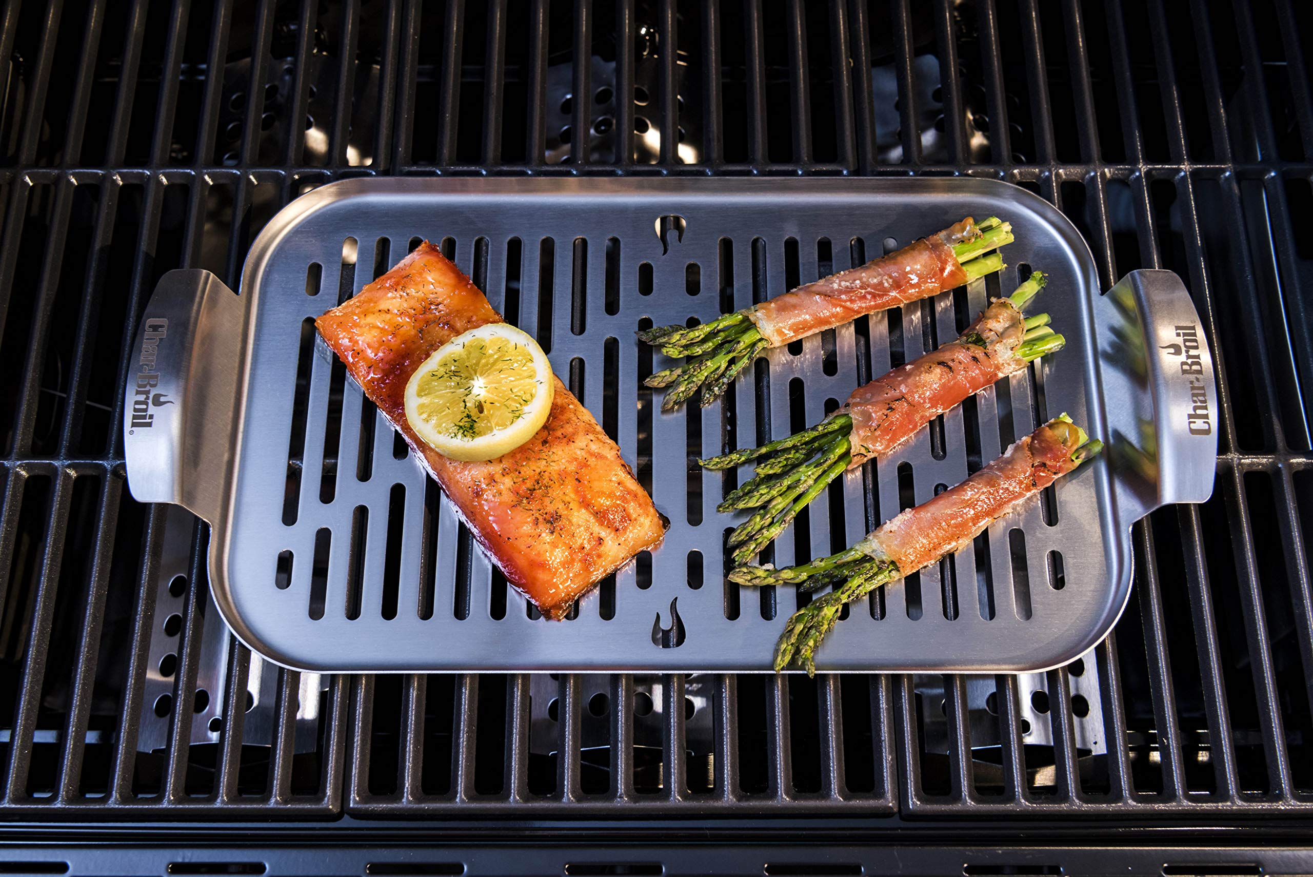 Char-Broil 5799314R06 Grill Plus Topper, Silver 8.44Lx14.01W