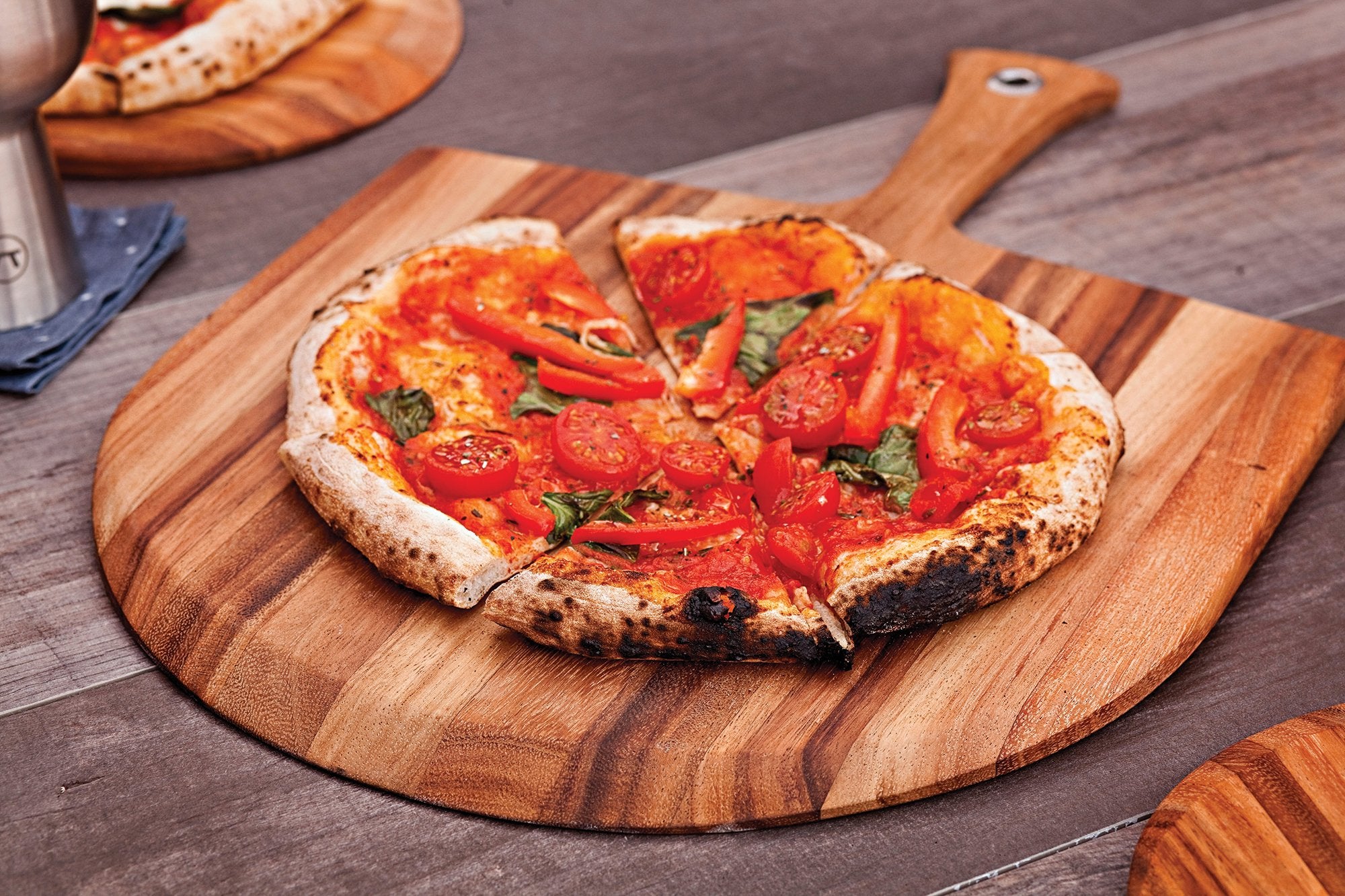Ironwood Gourmet Napoli Pizza Peel, Acacia Wood 14 x 20 x 0.5 Inches
