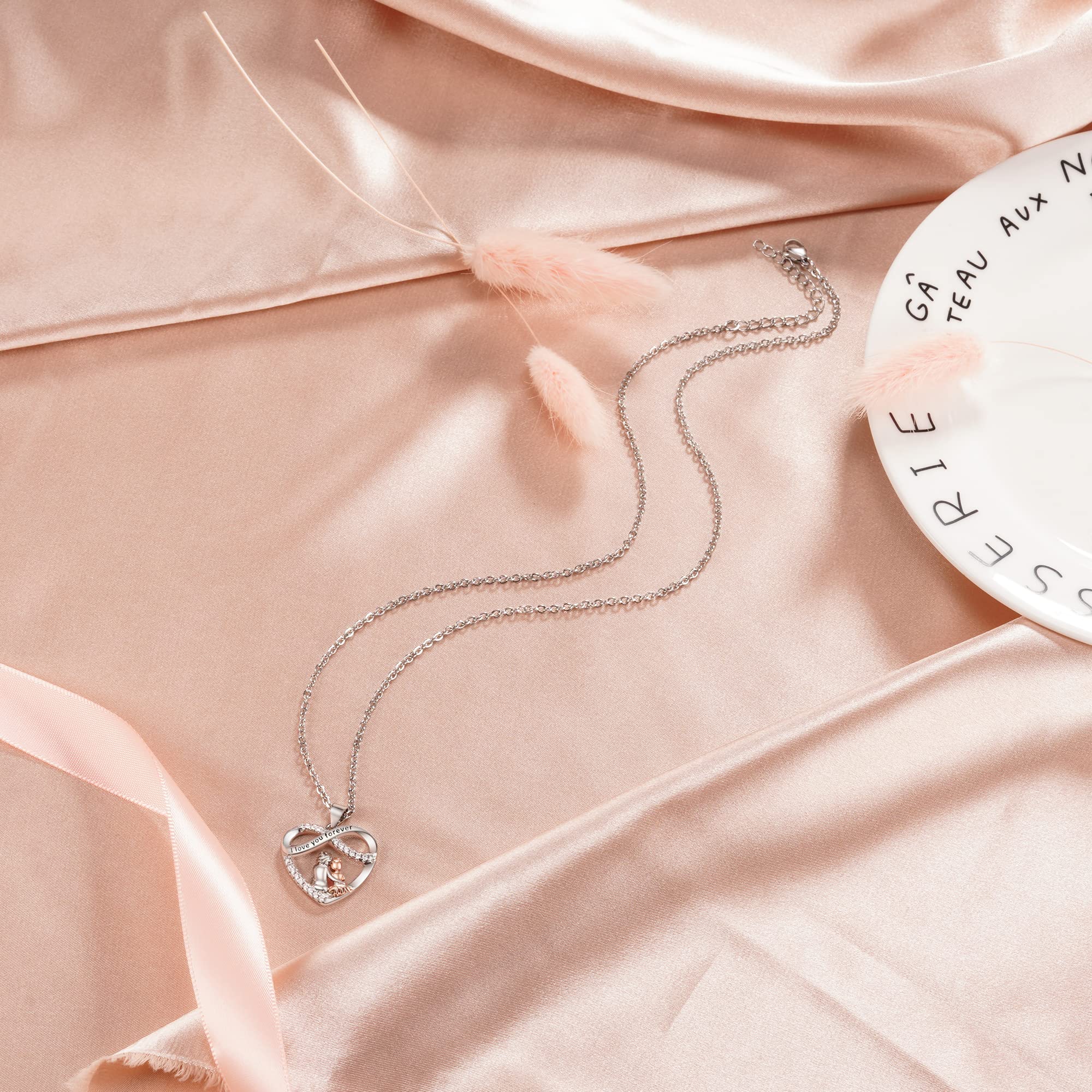 JOGDIAM Christmas Gifts for Women Grandma Gifts for Grandma Granddaughter, Grandma Christmas Gifts Granddaughter Necklace Birthday Gifts from Grandma for Granddaughter Teen Women