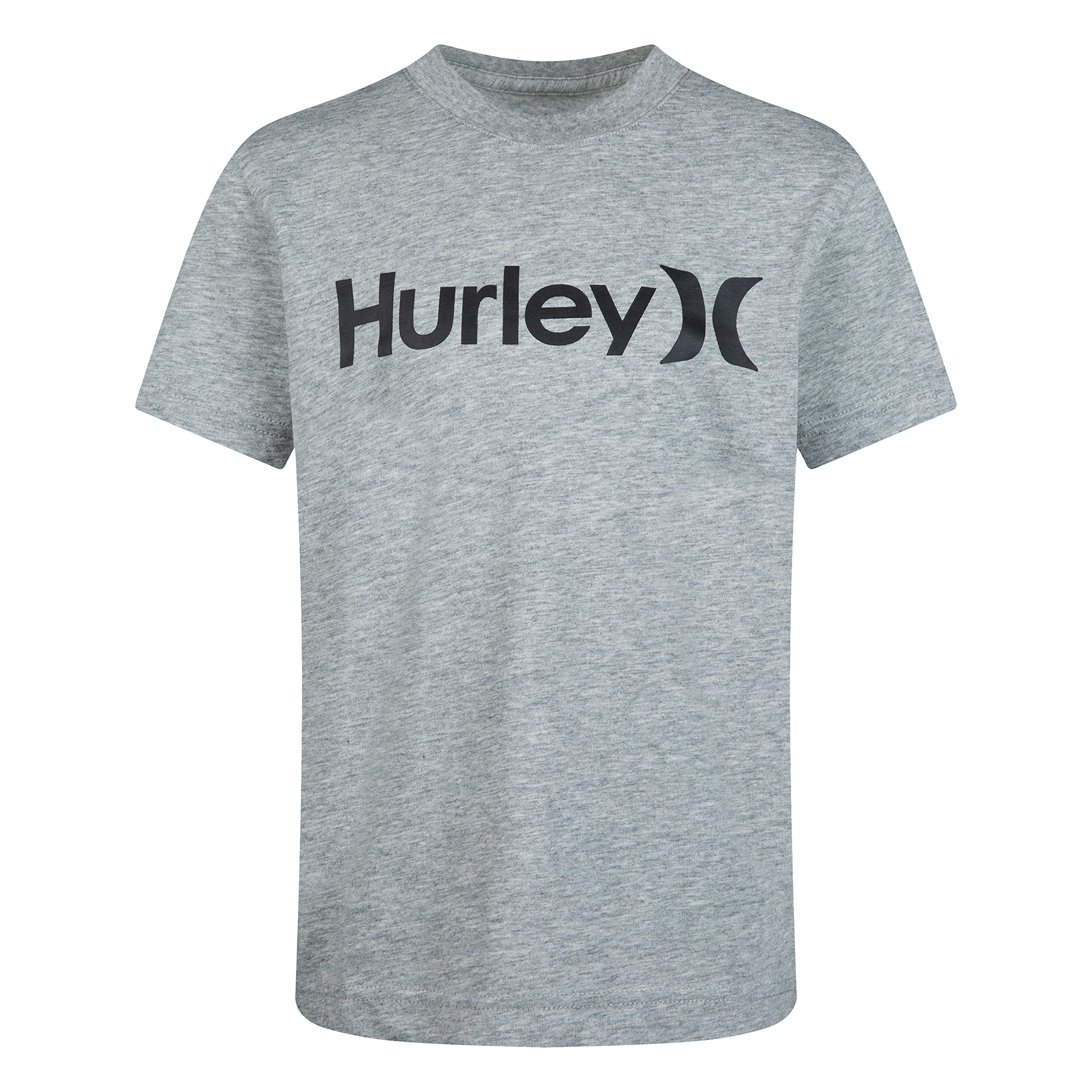 Hurley Boys' One and Only Graphic T-Shirt, Dark Grey Heather, 2T