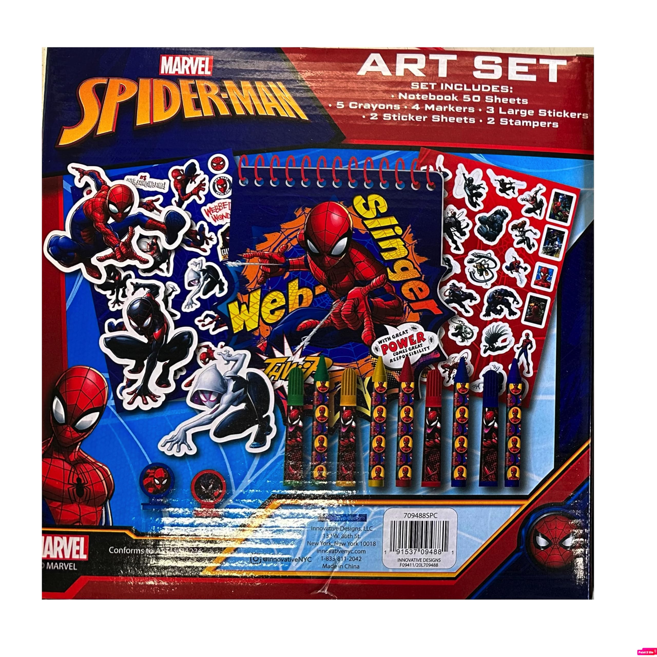 Innovative Designs Marvel Spider-Man Boxed Art Set