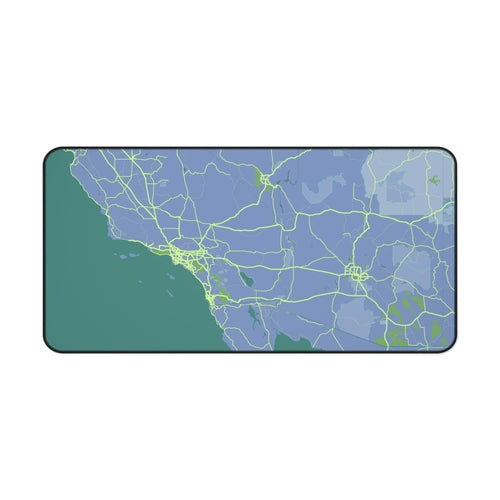 Los Angeles Map Desk Mat