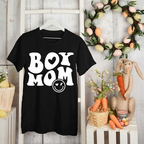 Boy Mom Mother's Day Graphic Tee