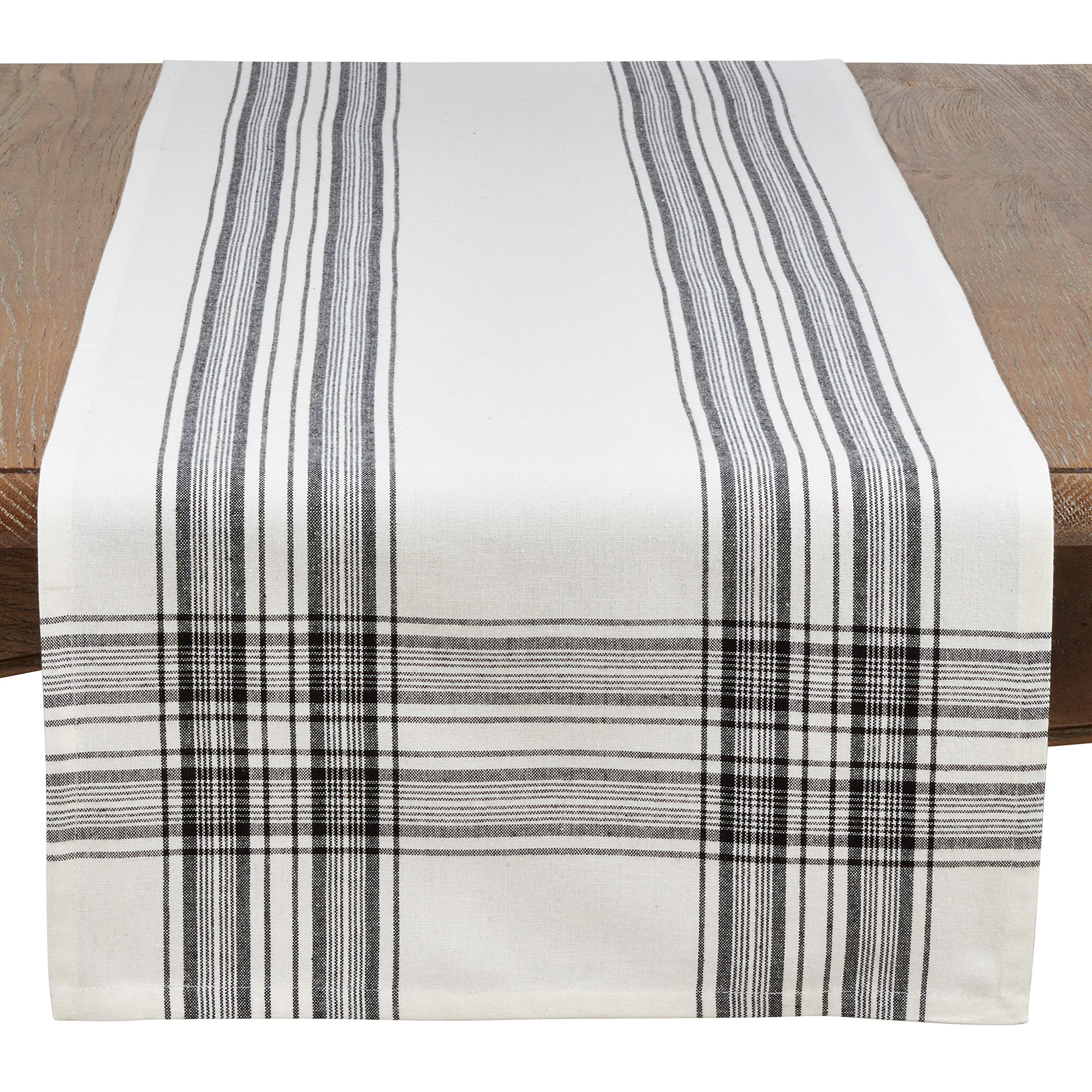 Plaid Pattern Cotton Table Runner