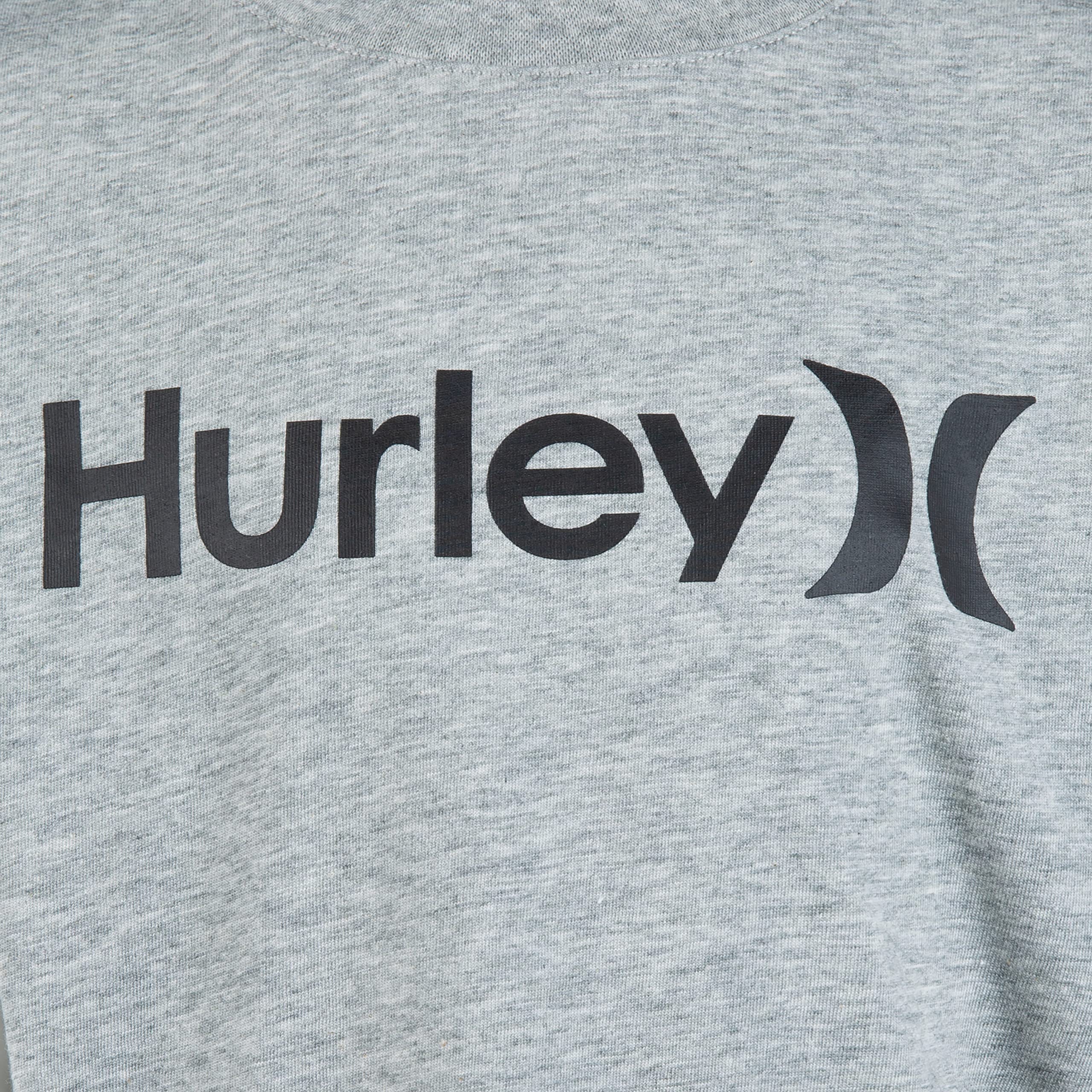 Hurley Boys' One and Only Graphic T-Shirt, Dark Grey Heather, 2T