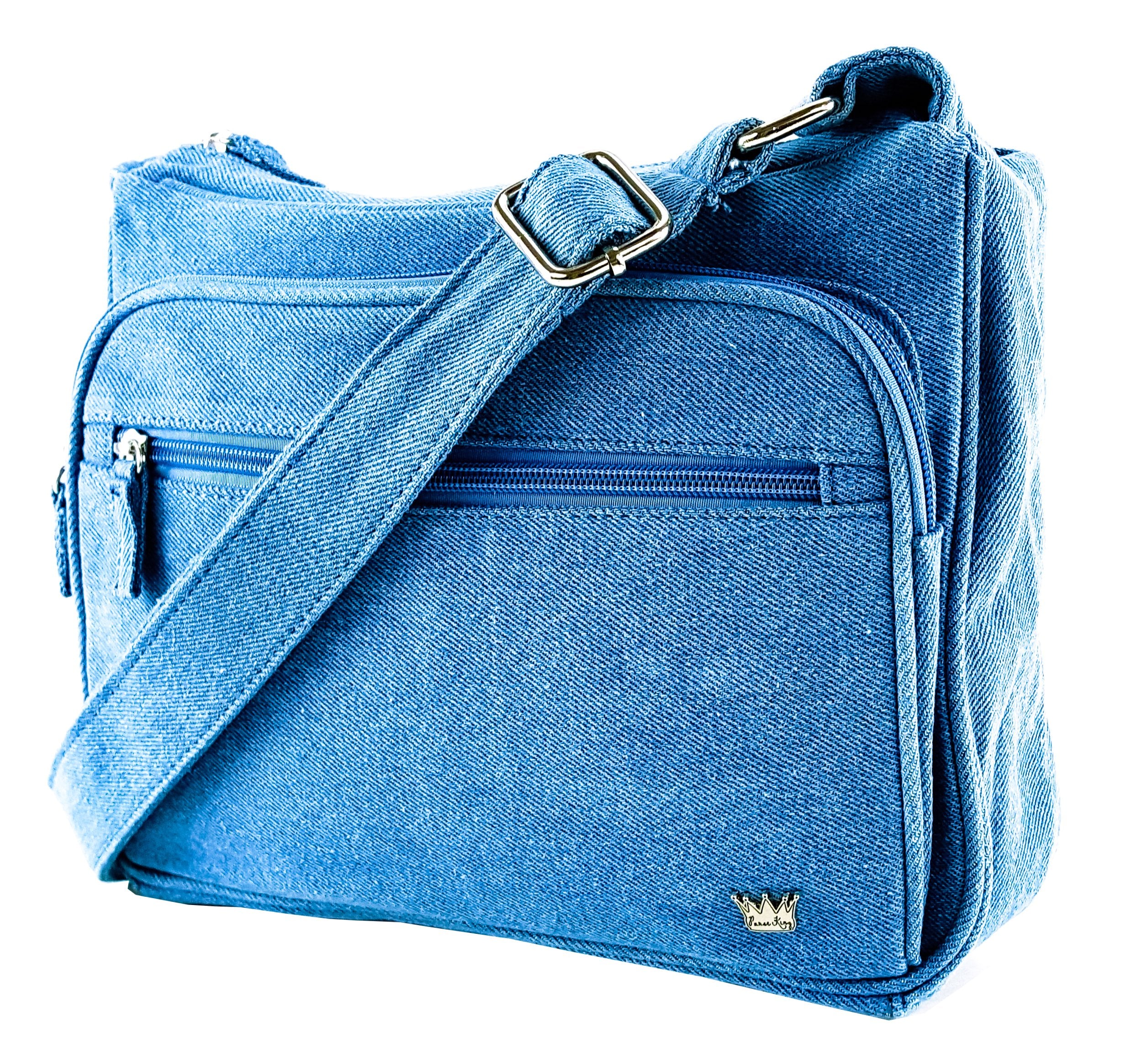 Purse King Magnum Blue Jean Concealed Carry Handbag