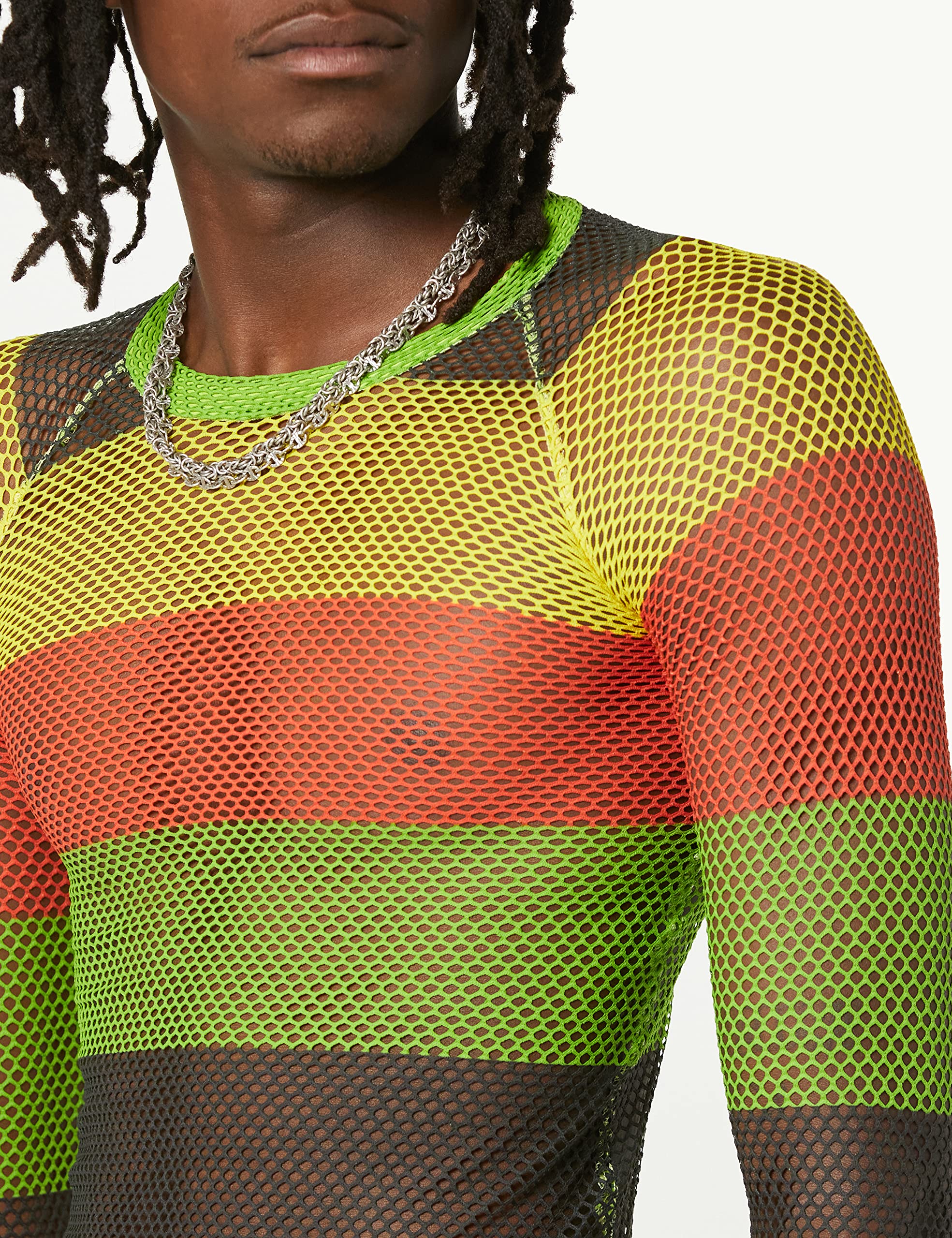 Theophilio, Men's Rasta Printed Crewneck, M