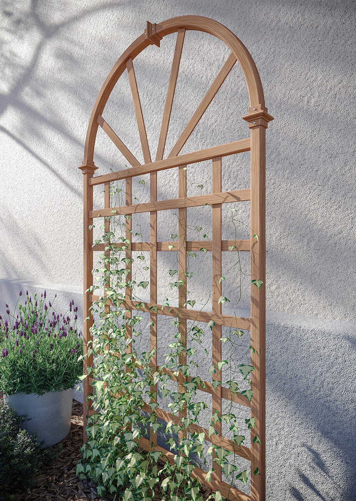Savannah 39"W x 77"H Composite Vinyl Trellis