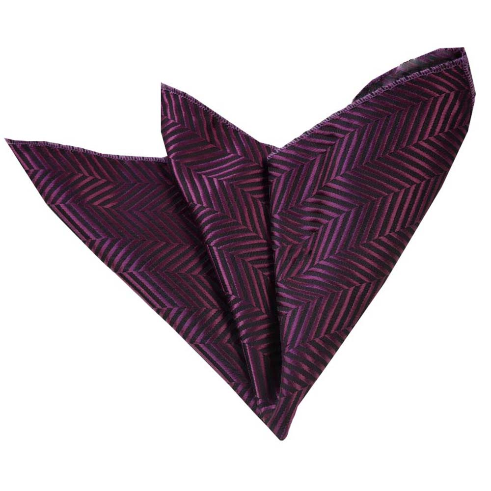 Purple Mens Pocket Square - Premium Silk Handkerchiefs for Suits