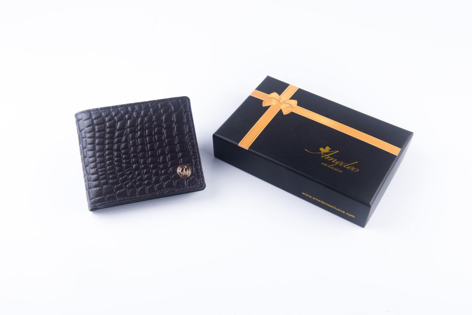 Dark Brown Genuine leather wallet for men – Slim Luxury Purse